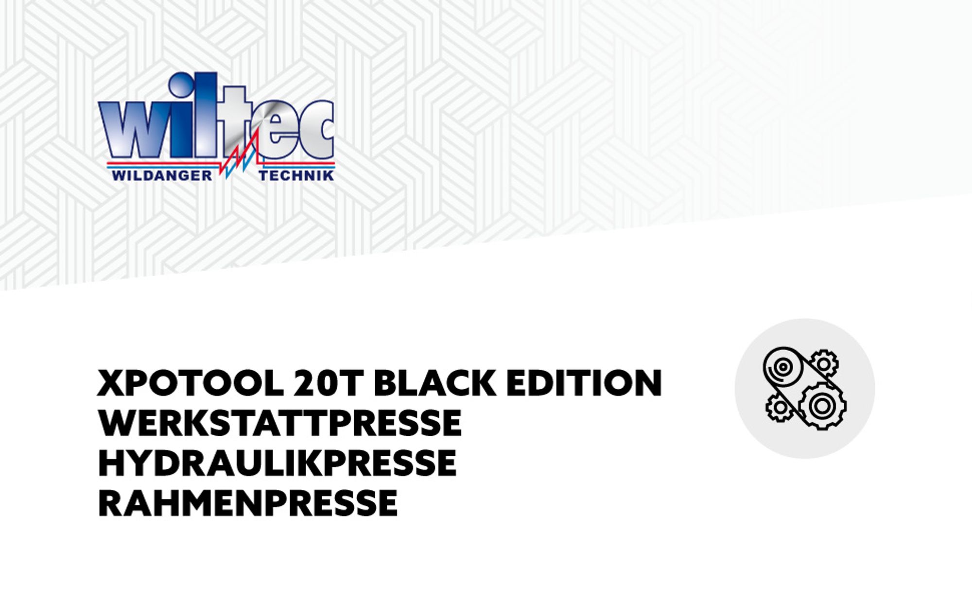 XPOtool 20T Black Edition Werkstattpresse, 500 mm, Hydraulikpresse aus Stahl, Rahmenpresse, Lagerpresse zum Pressen, Stempeln, Umformen