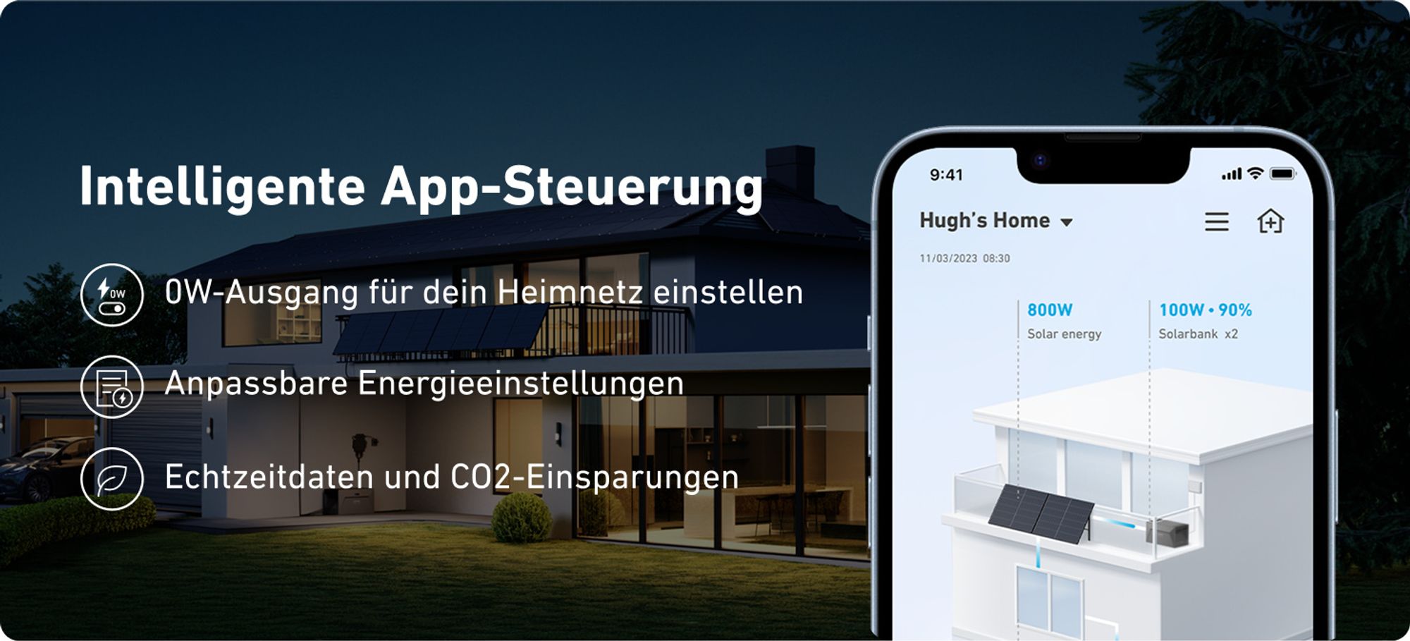 ANKER SOLIX Solarbank E1600 mit integr. Heizung & integr. 0W Schalter