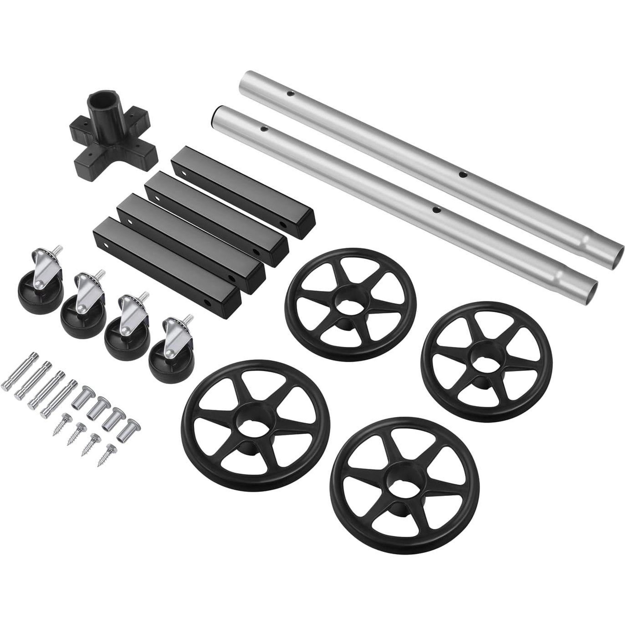 KRAFT&DELE | Felgenbaum fahrbar, bis 235 mm, Reifenständer mit Rollen für Reifen, Reifenbaum für Felgen & Kompletträder - stabil, platzsparend - mit Feststellrollen