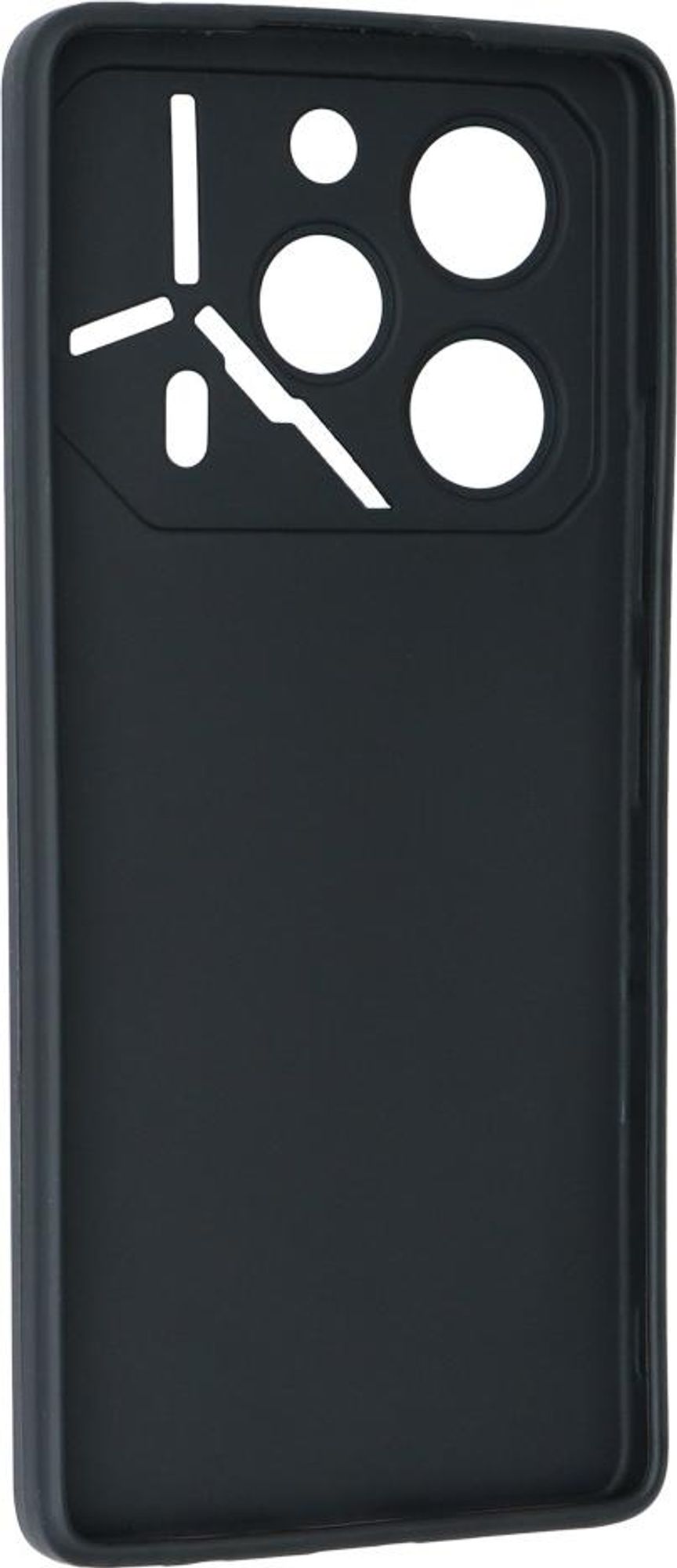 caseroxx Schutz-Hülle TPU-Hülle kompatibel mit Tecno Pova 6 Pro, Gummi Handy Tasche schwarz Bild 2