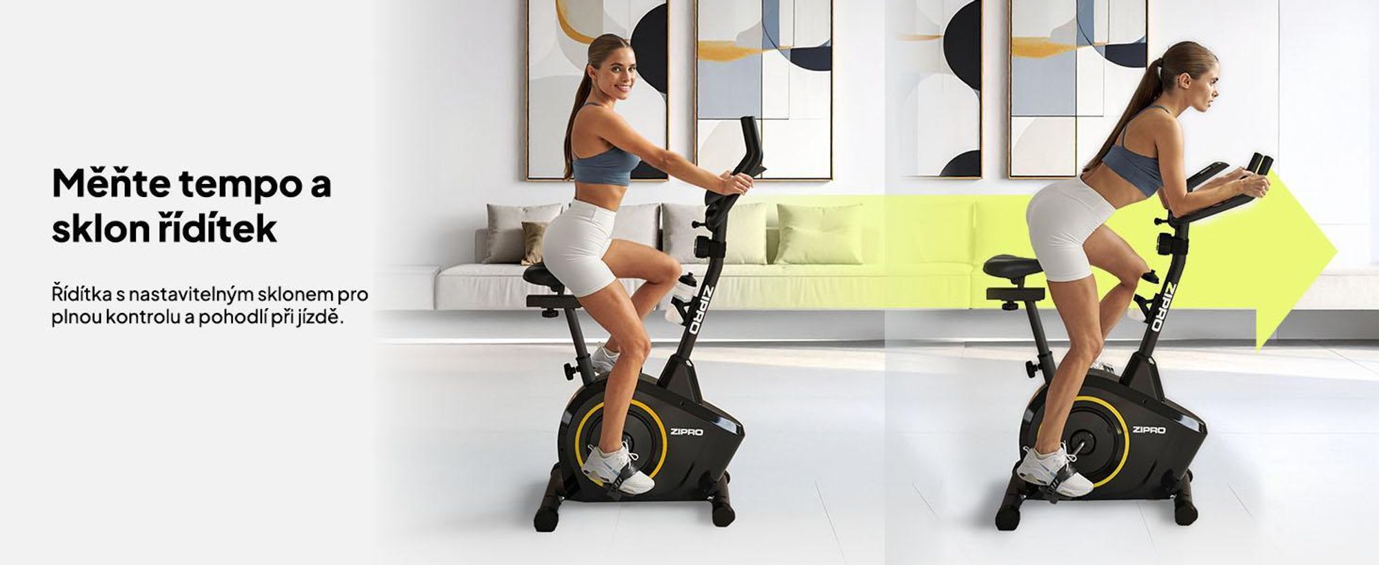 Zipro Domáci trenažér Boost Gold – Magnetický fitness bicykel s nosnosťou do 120 kg Tichý domáci trenažér s meraním pulzu, držiakom na fľašu a držiakom na uterák
