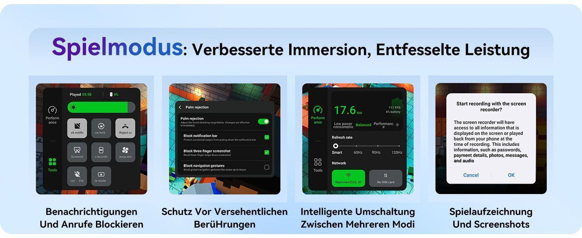 Blackview WAVE 10 Smartphone Ohne Vertrag incl 45W charge, Android 16, 32+128GB,Dual SIM,120Hz, 6.88",32 MP,Live-Fotos, 5000 mAh, Face ID,WiFi 5G