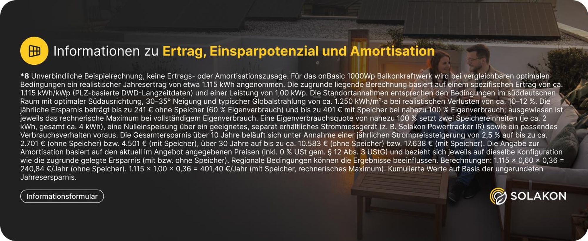 Balkonkraftwerk 1000W Solaranlage mit Ziegeldach Halterung (Paarmontage) Steckerfertig Komplettset Photovoltaik Anlage 800W, Kabellänge: 5m, Solakon
