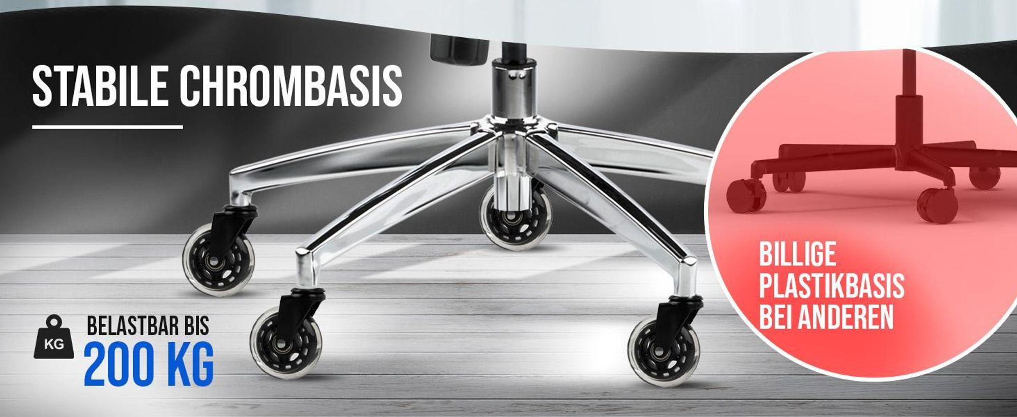 ELITESEATS Bürostuhl Ergonomisch [Kratzerfreie Rollen, Atmungsaktiv] Ergonomischer Schreibtischstuhl | Büro Stuhl 150 kg Belastbar | Computerstuhl