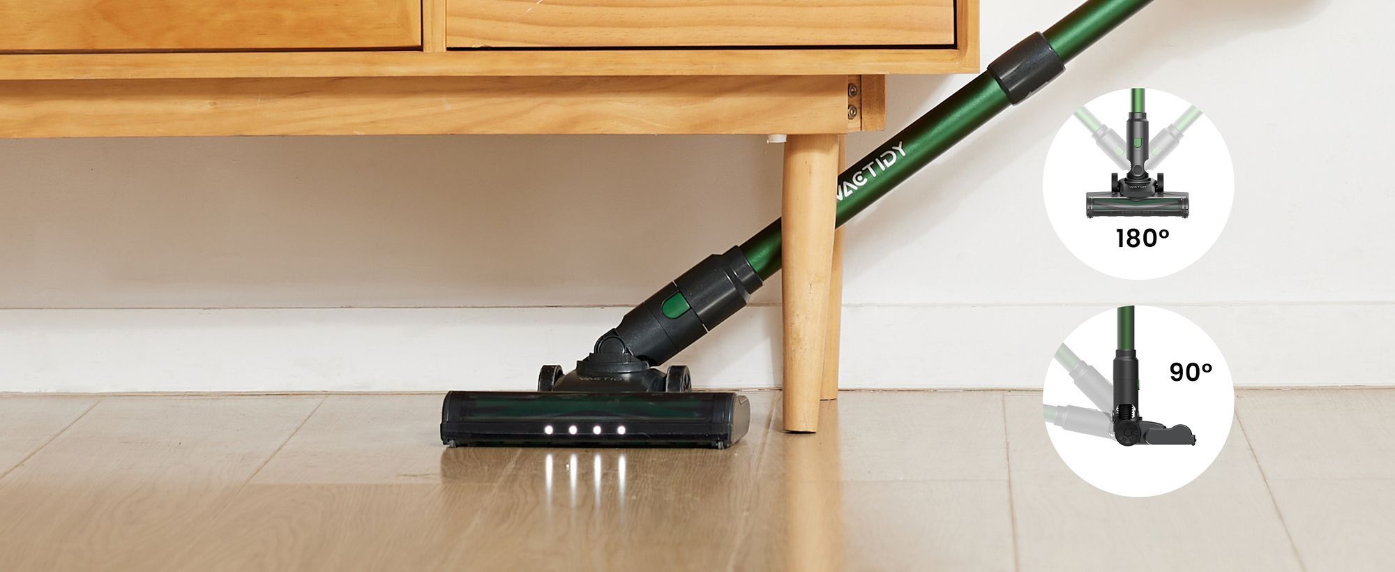 Bezprzewodowy odkurzacz Vactidy V9 Pro 40000 Pa, odkurzacz akumulatorowy 8 w 1, ręczny odkurzacz samostojący 45 min, odkurzacz do dywanów dla osób cierpiących na alergie i sierść zwierząt domowych
