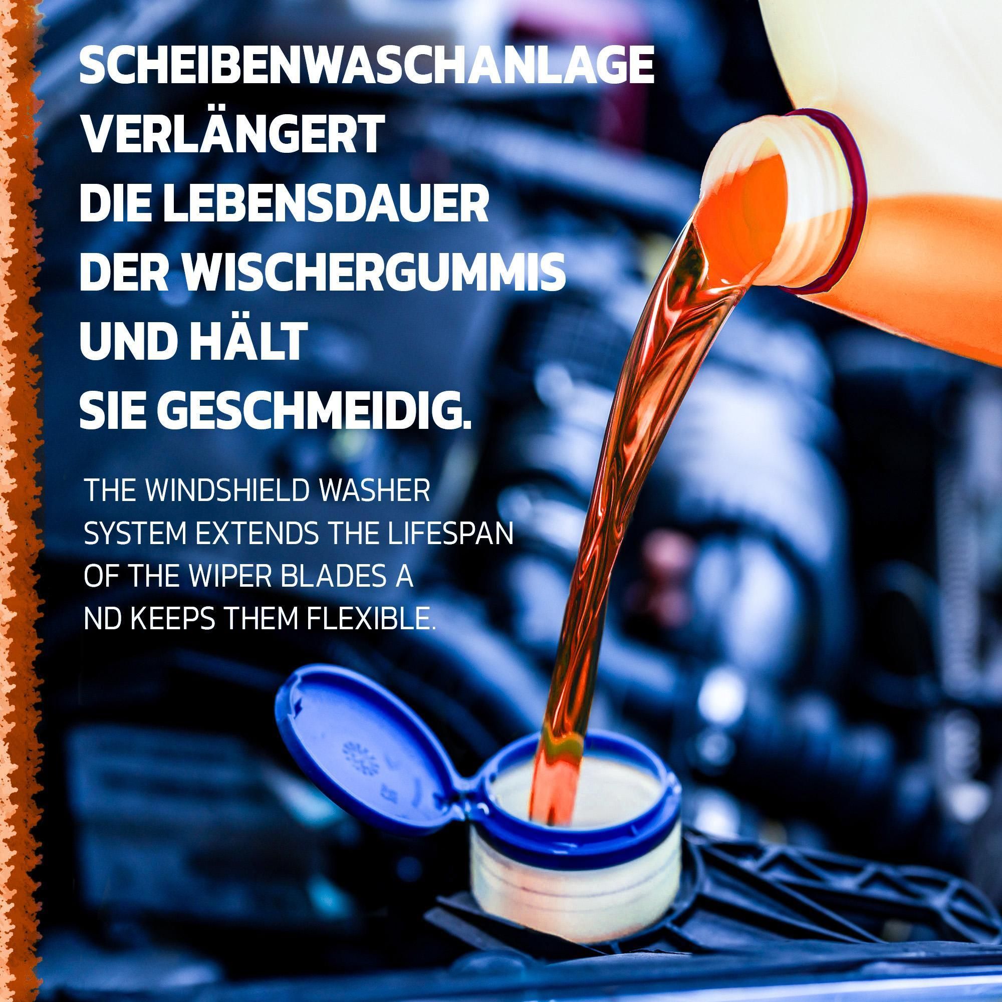 Scheibenfrostschutz mit Apple&Cinnamon Duft | Schlierenfreier und effektiver Scheibenreiniger für den Winter | Gebrauchsfertige frostschutzmittel scheibenwaschanlage | 5L