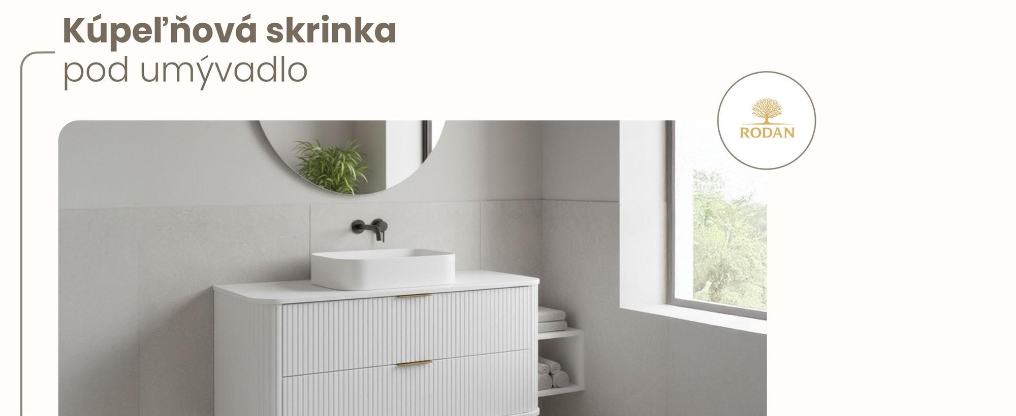 Kupelnova Skrinka 120 CM Biely Matný MDF 2 Zásuvky
