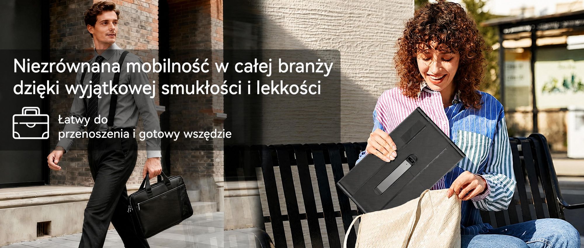 Blackview Przenośny monitor DCM6 14", monitor do laptopa z dwoma ekranami, ultracienki, FHD, do laptopów 13,3"-17,3", certyfikat obrót o 180°, kompatybilny z systemami Windows/Mac/Android