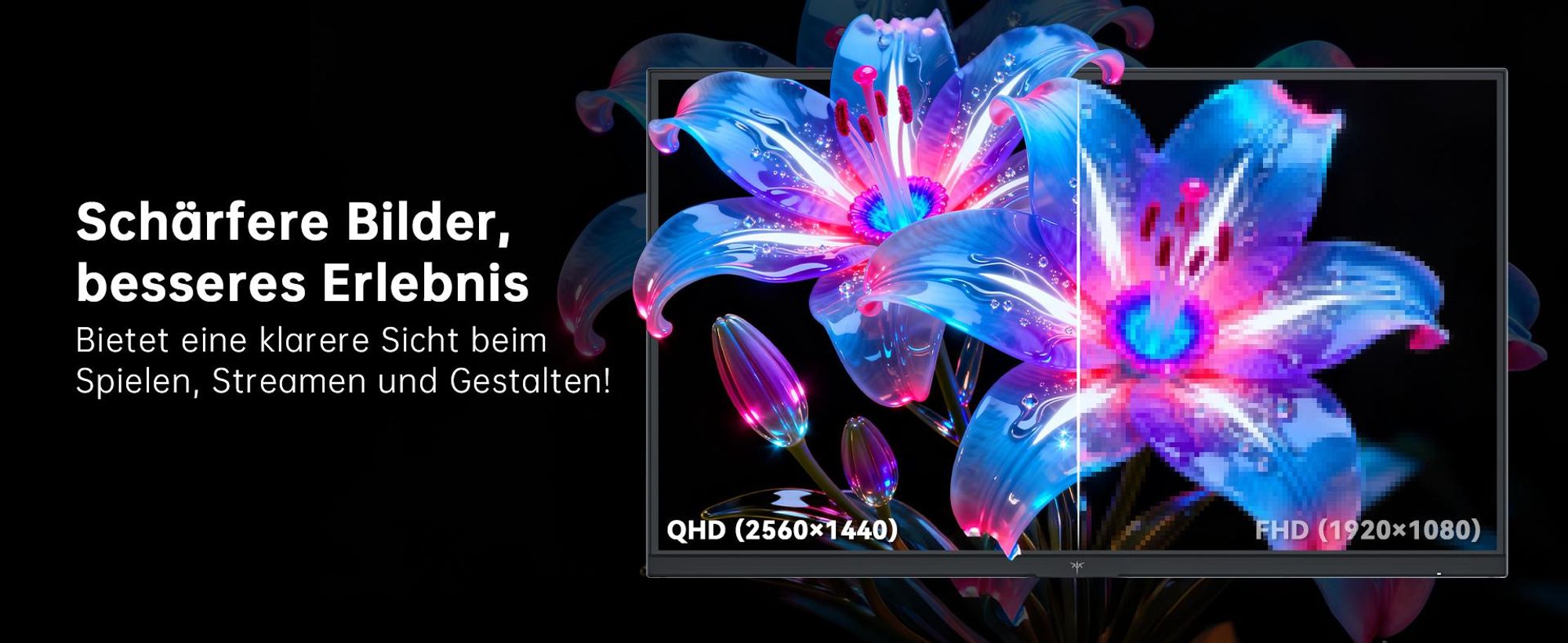 KTC H27T7P-2 27 Zoll Gaming Monitor WQHD 2560×1440 Fast IPS 210Hz 1ms HDR400 FreeSync G-Sync höhenverstellbar