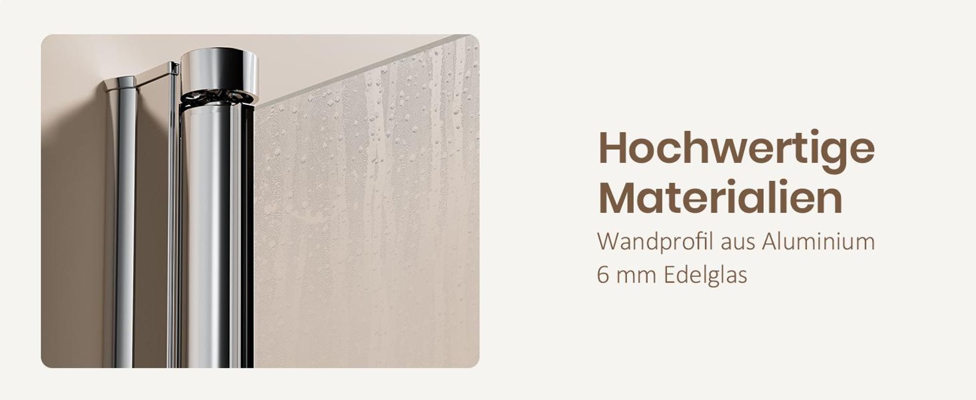 EMKE Duschtür 75x185cm Nische Pendeltür Falttür 1-teilig , 6mm ESG Sicherheitsglas Nischenduschtür mit Magnetprofil & Hebe-Senk-Funktion, Chrom