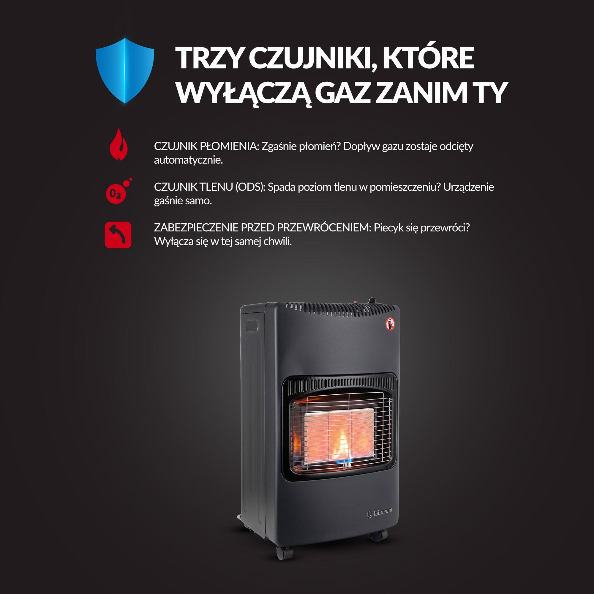 Piecyk Gazowy Lehmann Noel Ogrzewacz Gazowy Na Butlę 4200Kw Ltohg-4230Pl