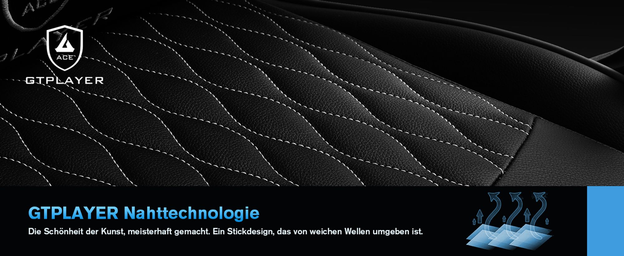 GTPLAYER Gaming-Stuhl Gamer Stuhl, Ergonomischer Bürostuhl mit Fußstütze, Gaming Sessel 150 kg Belastbarkeit, Kopfstütze und Lendenstütze weiß