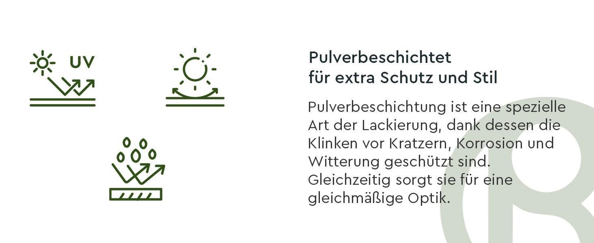 QRS - Türbeschlag, Türgriff für Gartentor, Türklinken Griff, 90mm, Schwarz Drückergarnitur, Türdrücker Langschild für Außeneinsatz Pulverbeschichtet