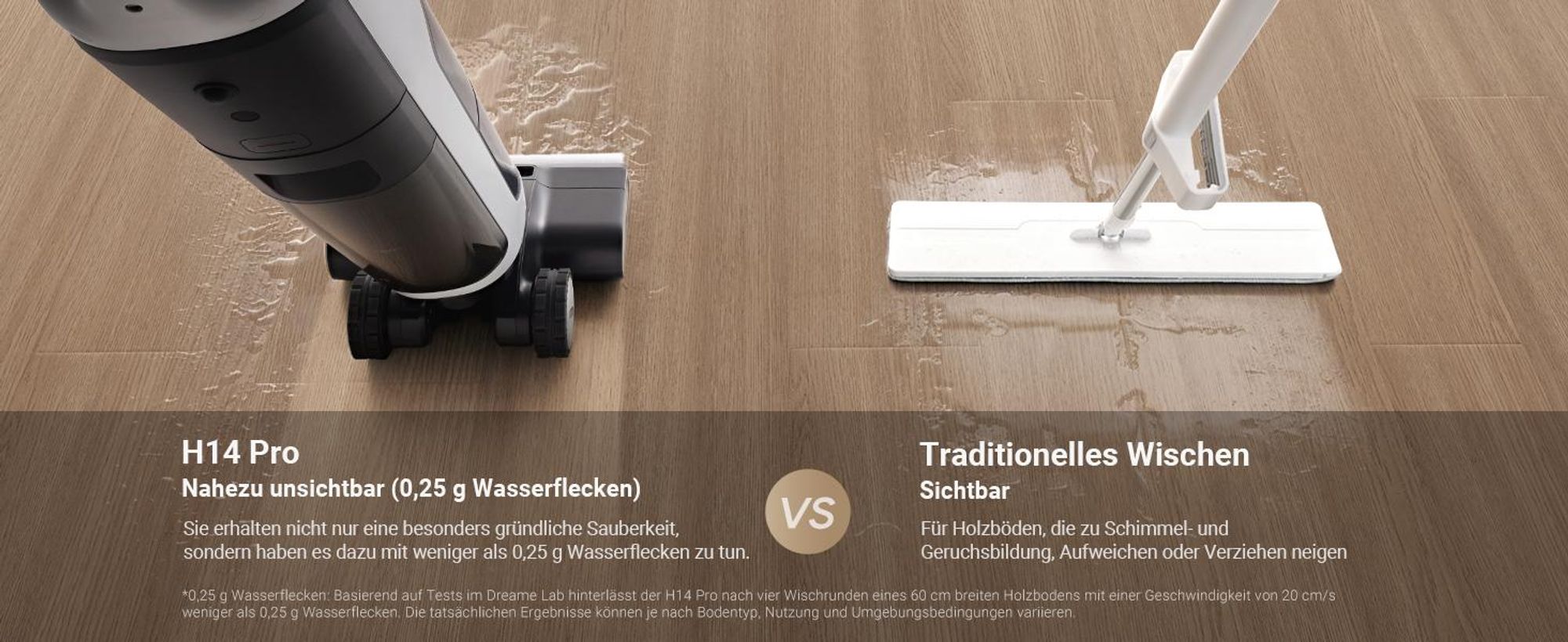Dreame H14 Pro Nass- und Trockensauger 180° Reichweite-intelligente Steuerung, mühelose Reinigung