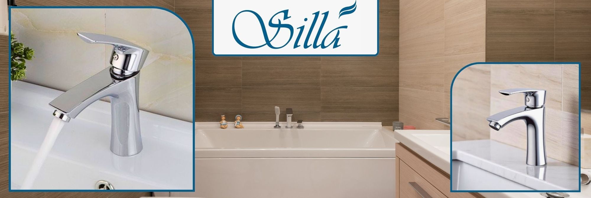 Silla, Chrom, Armatur, Bad, Spültischarmatur, Wasserhahn Bad, Wasserhahn, Messing