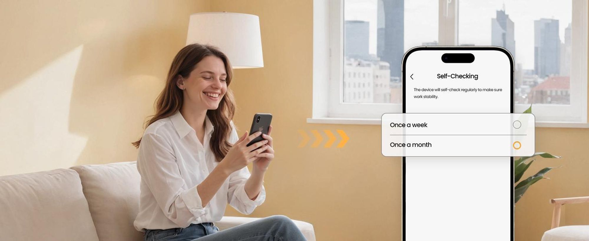 EMKE Heizstab 1200W mit Wifi App Steurung Timer Funktion, Anthrazit, 4 Heizmodi Childlock Google Home Sprachsteuerung für Badheizkörper
