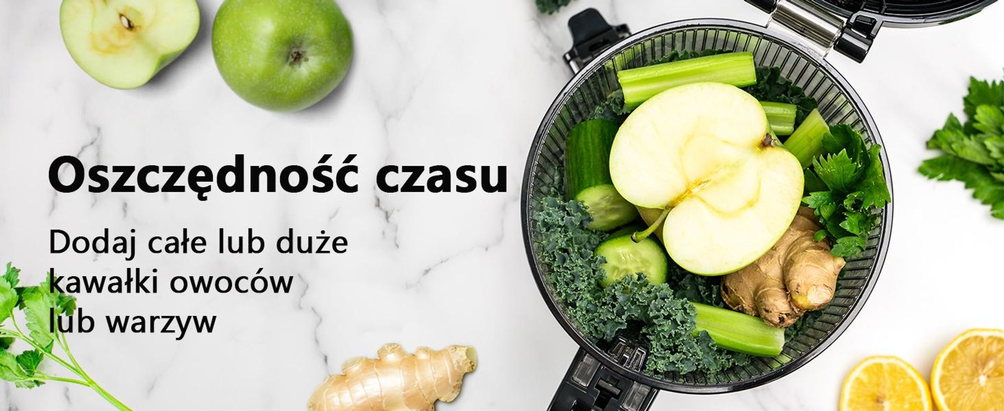 Wyciskarka wolnoobrotowa LINKChef SJ-052-EU-BL, pojemność 1,8 l, odpowiednia do warzyw i owoców, wyposażona w potrójny system filtracji, czarna