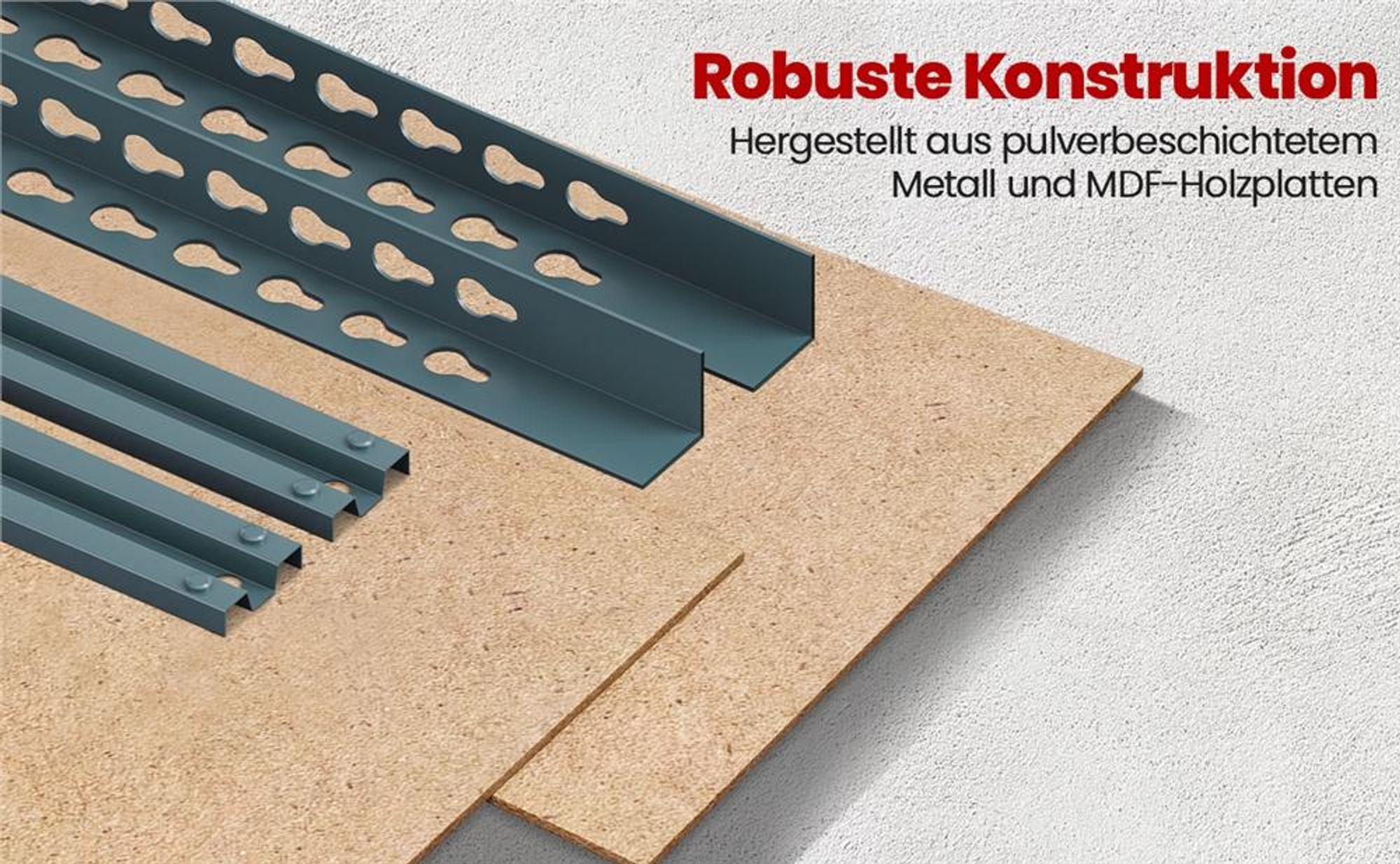 Yaheetech Schwerlastregal 150x70x30cm, max. 560 kg, 5 höhenverstellbare MDF-Böden, Lagerregal, Neptunblau