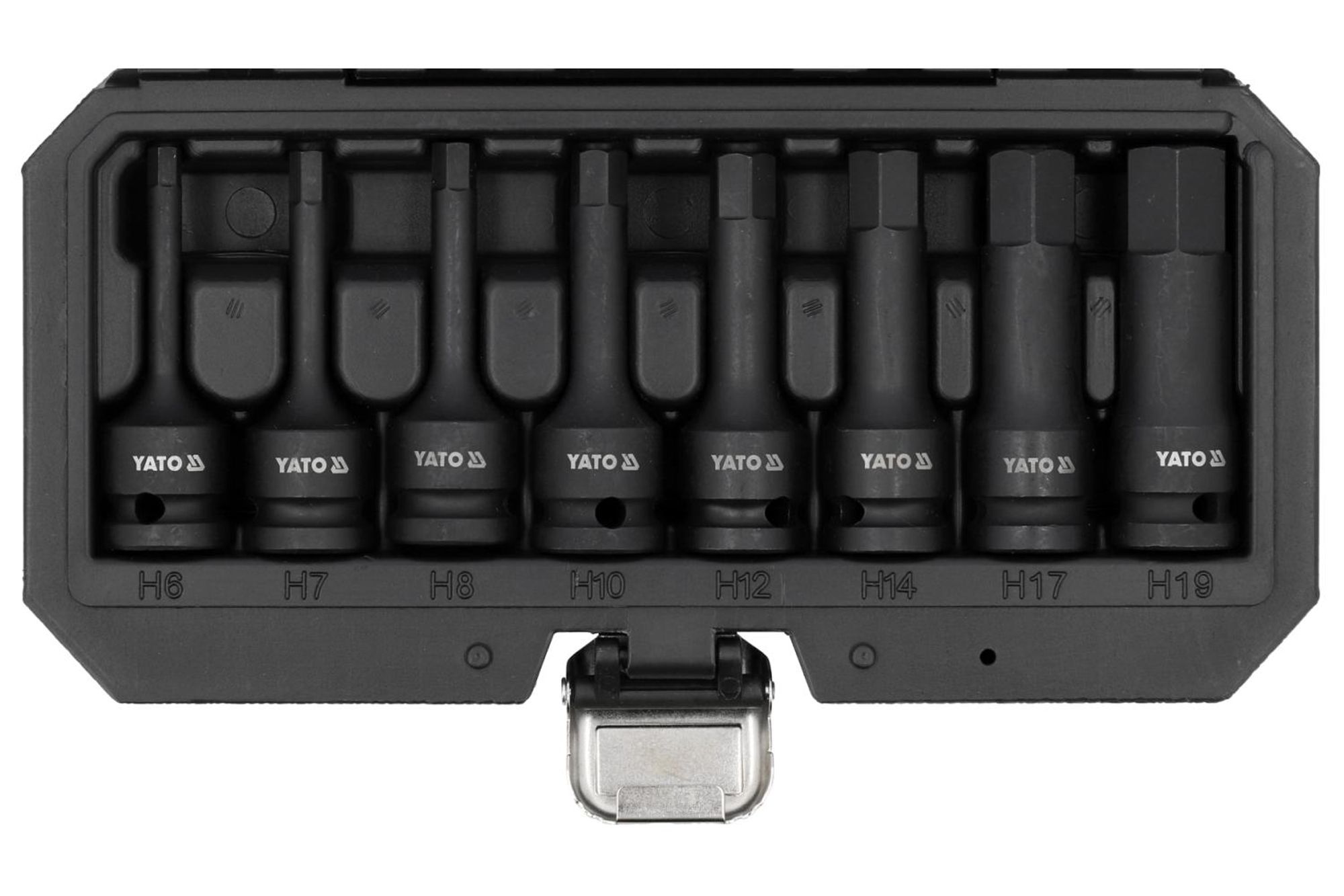 Yato YT-1066, 8 kusov, Šesťhranný (metrický), Chrómmolybdénová oceľ, 25,4 / 2 mm (1 / 2"), Šesťhranný