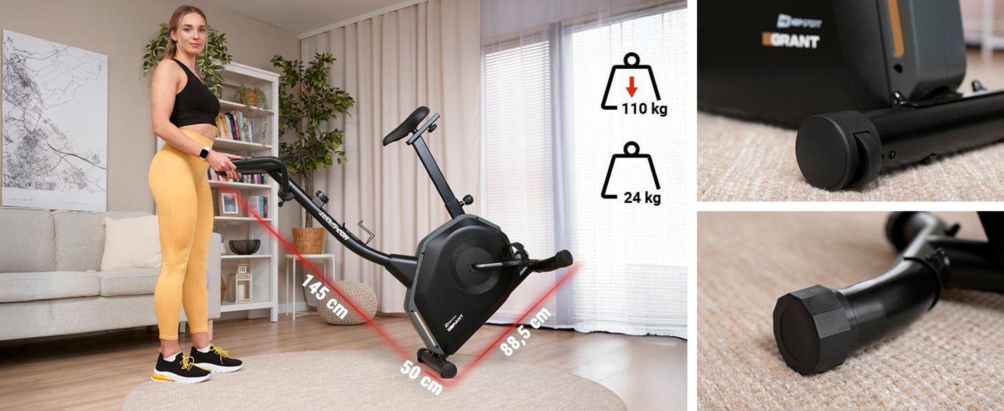 Heimtrainer Hometrainer Fitnessbike Grant 4000H