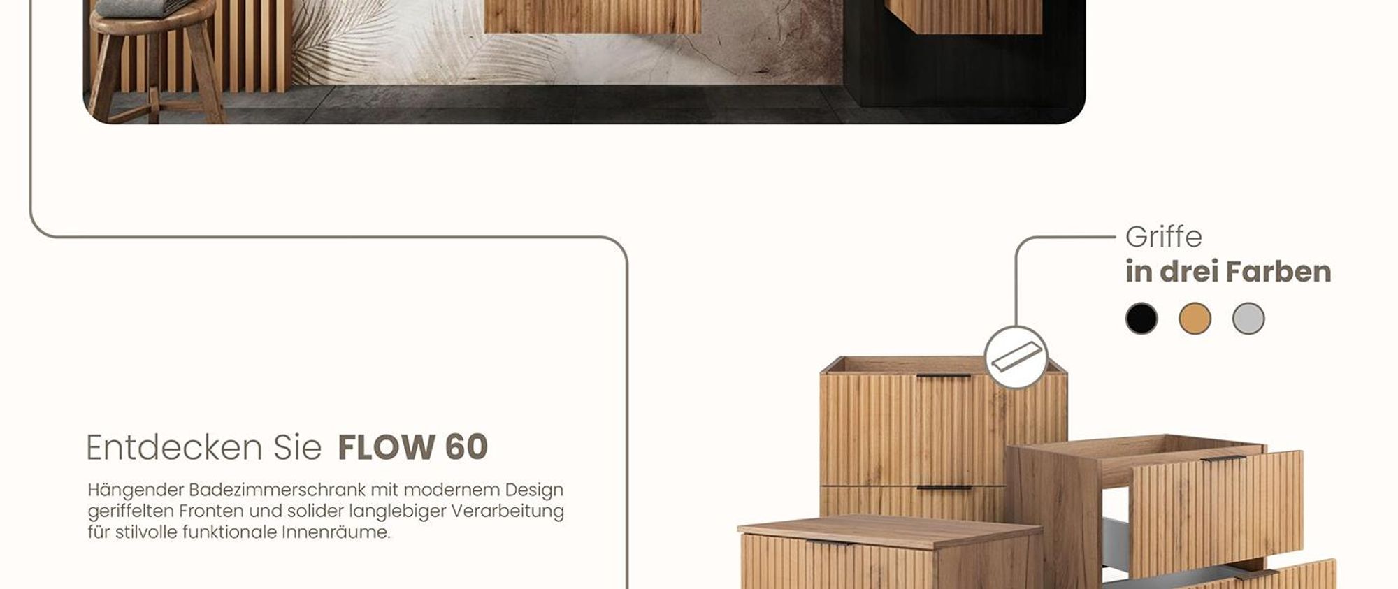 RODAN, Badmöbel, Badschrank, Badezimmermöbel, Badezimmer, MODERN, Waschbeckenunterschrank