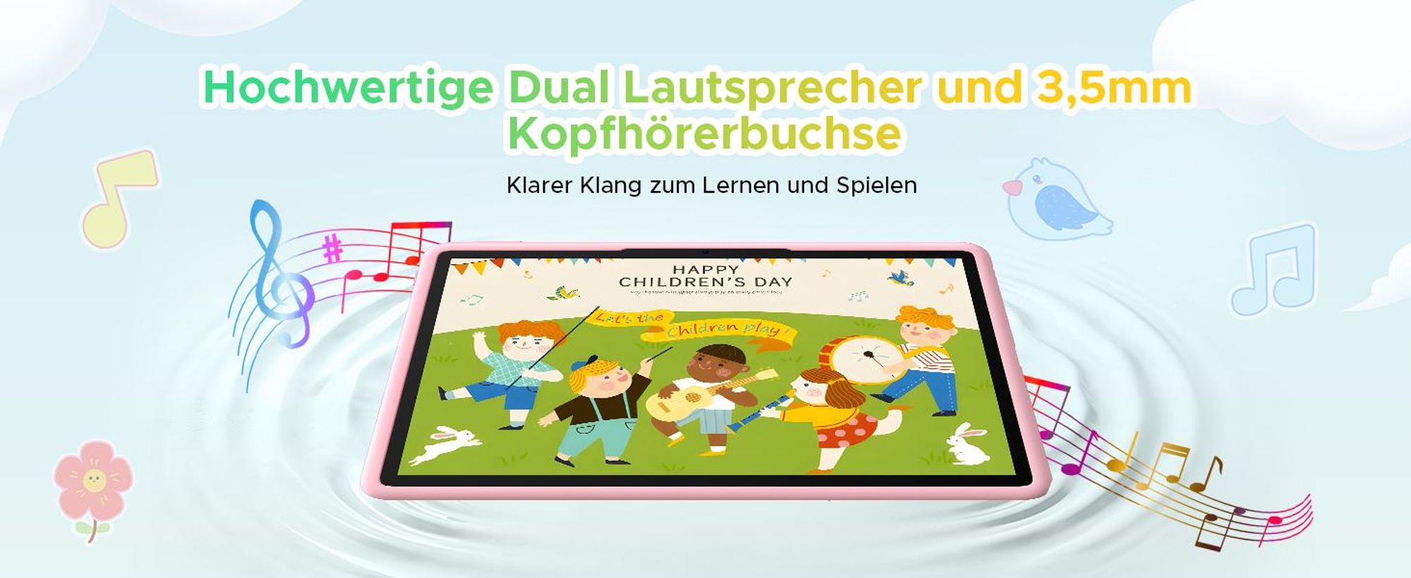 DOOGEE U11Kids 11" Tablet, Android 16,Gemini AI, 24(4+20)GB+128GB/2TB TF, 90Hz,8580mAh,WiFi Tablet für Kind mit Kindgerechte Hülle und Stift