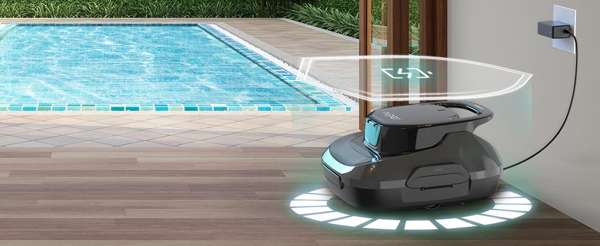 AIPER Scuba SE Poolroboter, kabelloser Poolstaubsauger, 90 Minuten Reinigungszeit