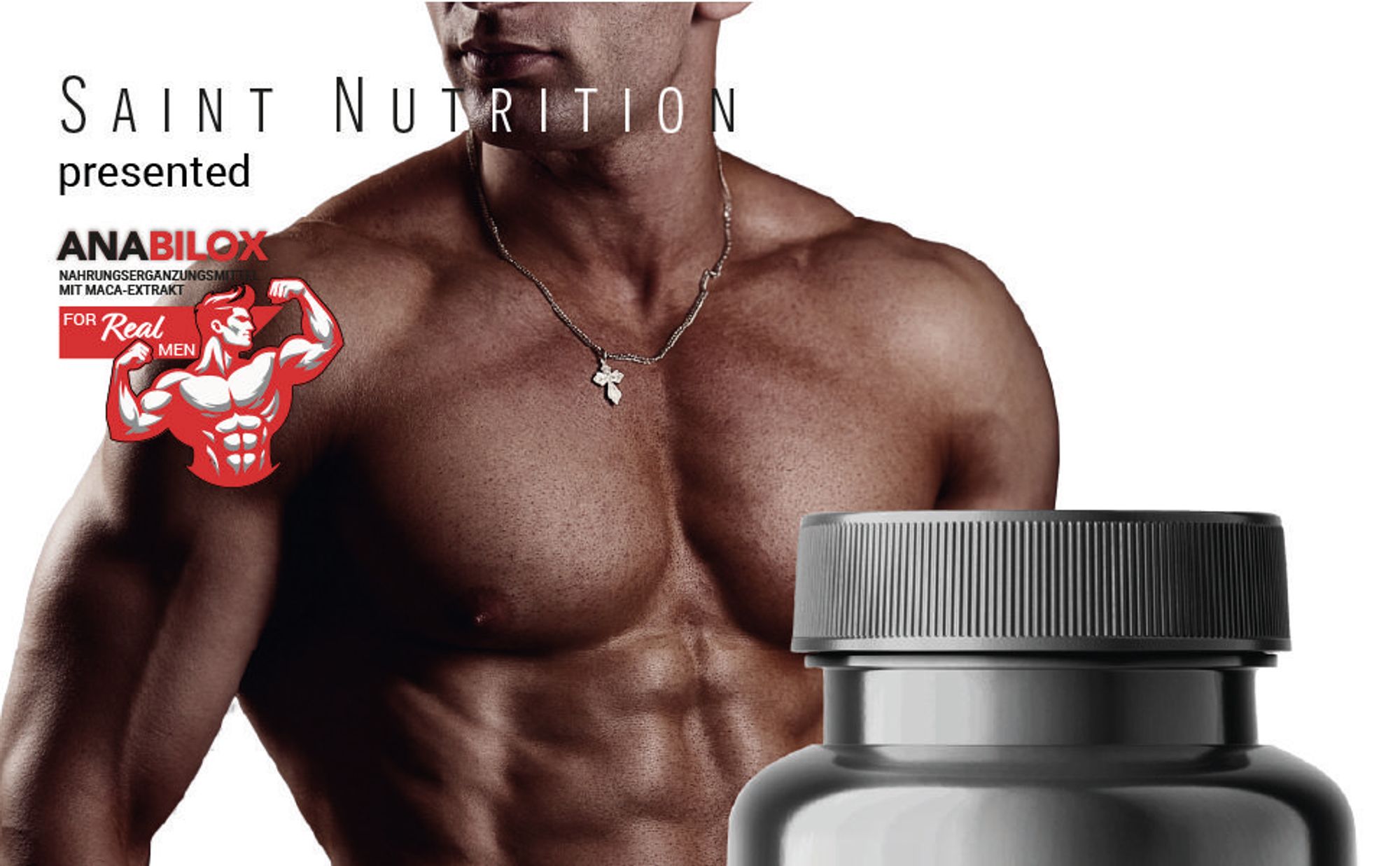 Saint Nutrition® Anabilox - Muskelaufbau – Workout Booster – Leistungsfähigkeit & Ausdauer – Energy Booster – Muskel - Steigerung des Trainings