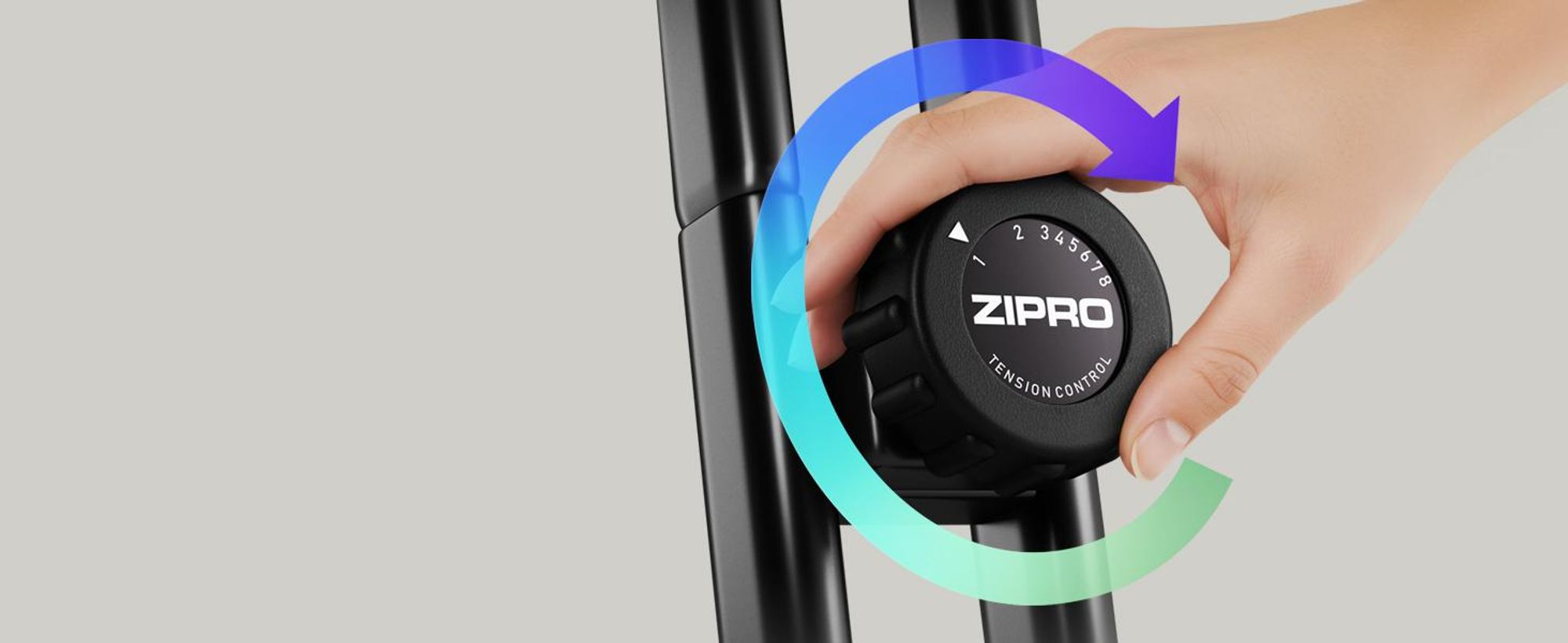 ZIPRO Heimtrainer Fahrrad Eclipse X Hometrainer klappbar platzsparend Magnetischer Ergometer Fitnessbike Cardio Fitnessgerät Puls leise Senioren 110kg