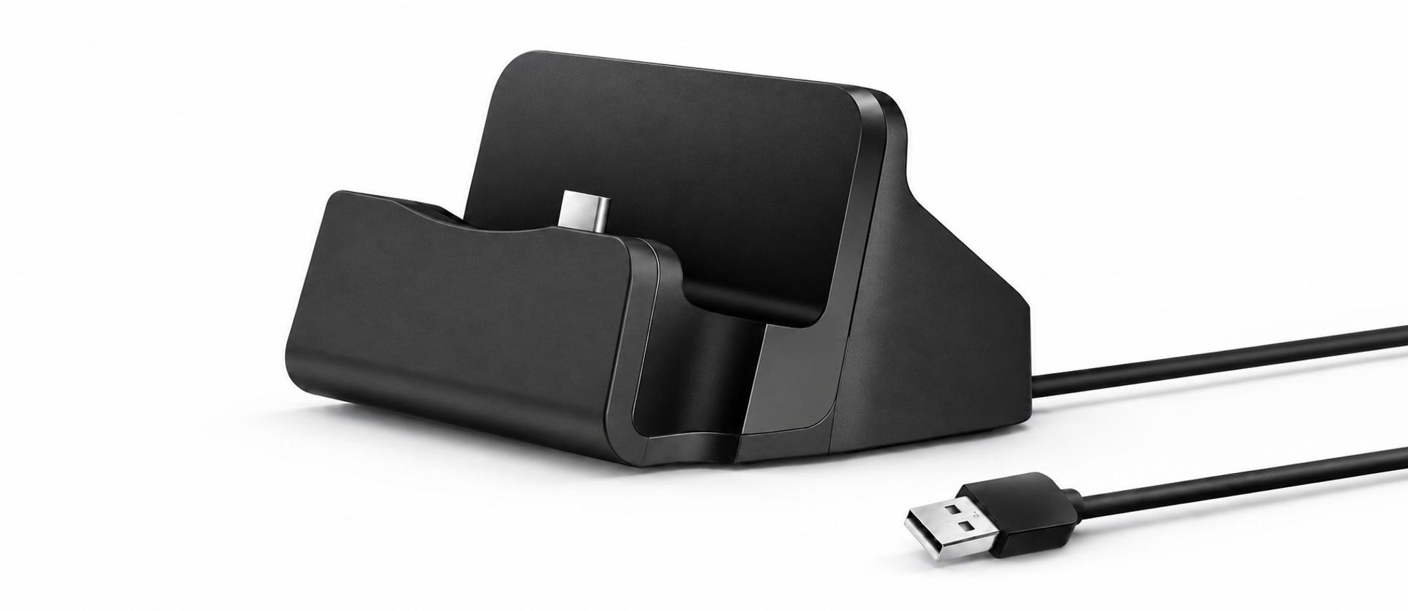 P59C USB-C Dockingstation Ladestation mit 1m Kabel, Lade-Dock Tischhalter für Smartphone Tablet, USB 3.1 Typ C, Laden und Datenübertragung