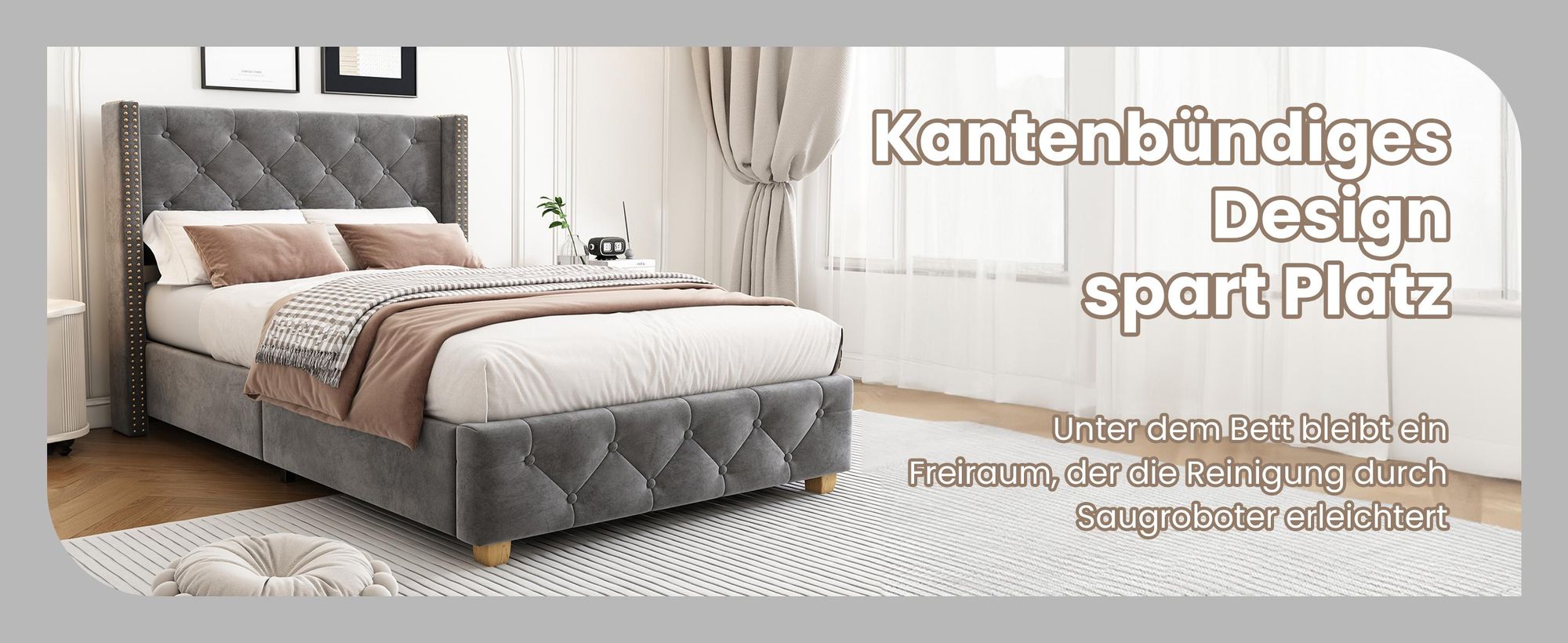 Kantenbündiges Design – spart Platz
