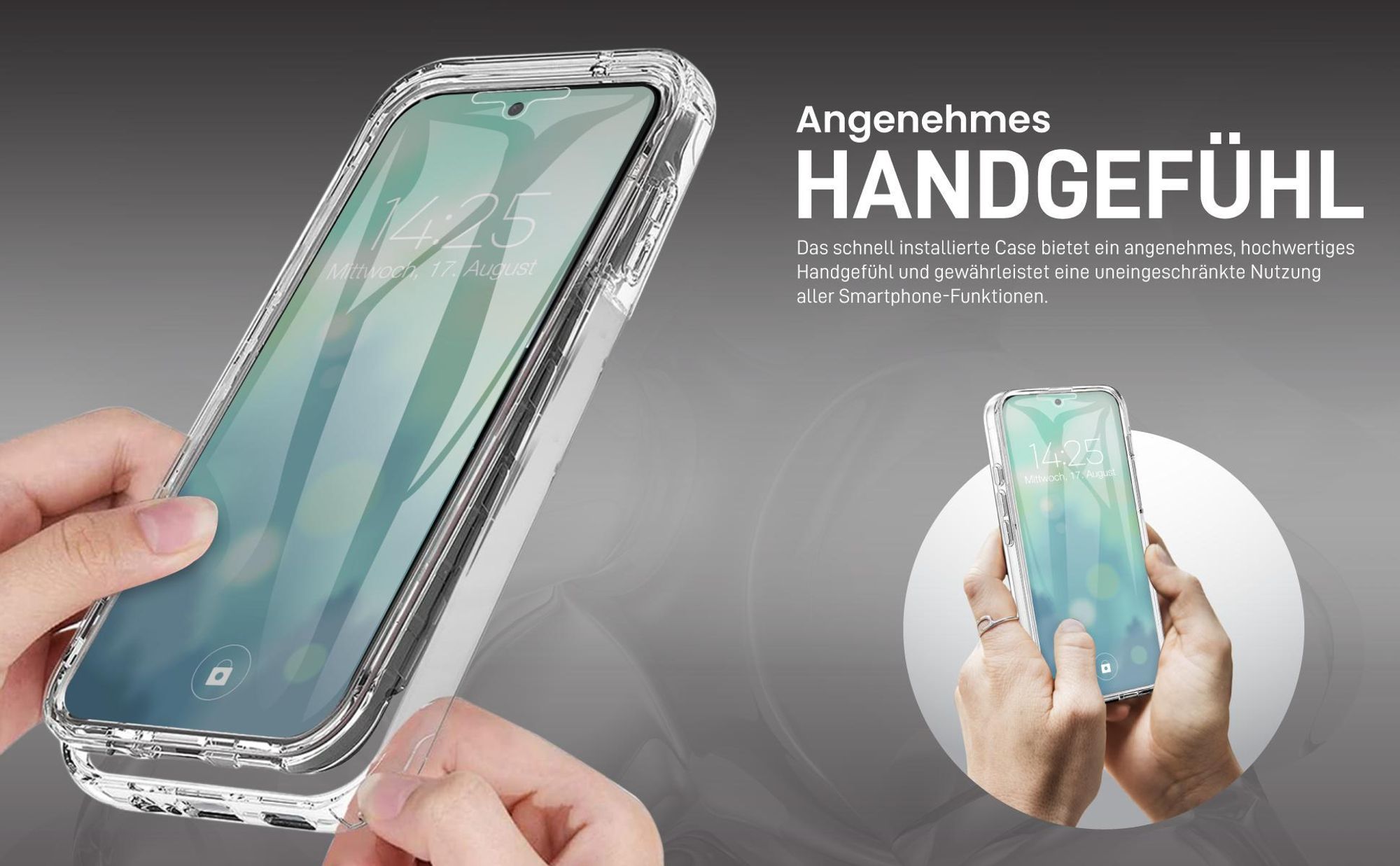 360 Grad Handyhülle für Xiaomi Redmi Note 13 5G Front und Backcover
