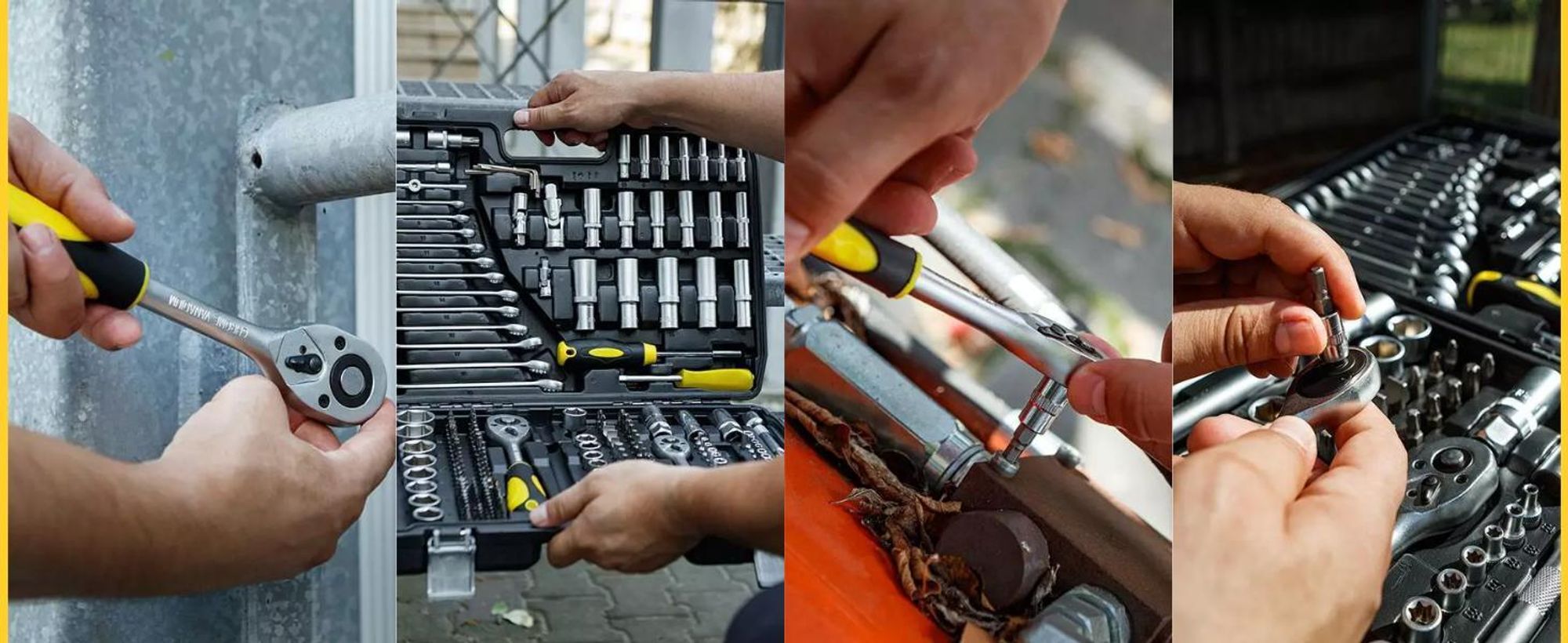 TOPEX Werkzeugkoffer 219-tlg: 1/2", 3/8", 1/4" Nüsse, Ratschen, Bits, Knarrenkasten, Für Kfz, Werkstatt & Heimwerker, Universal-Set