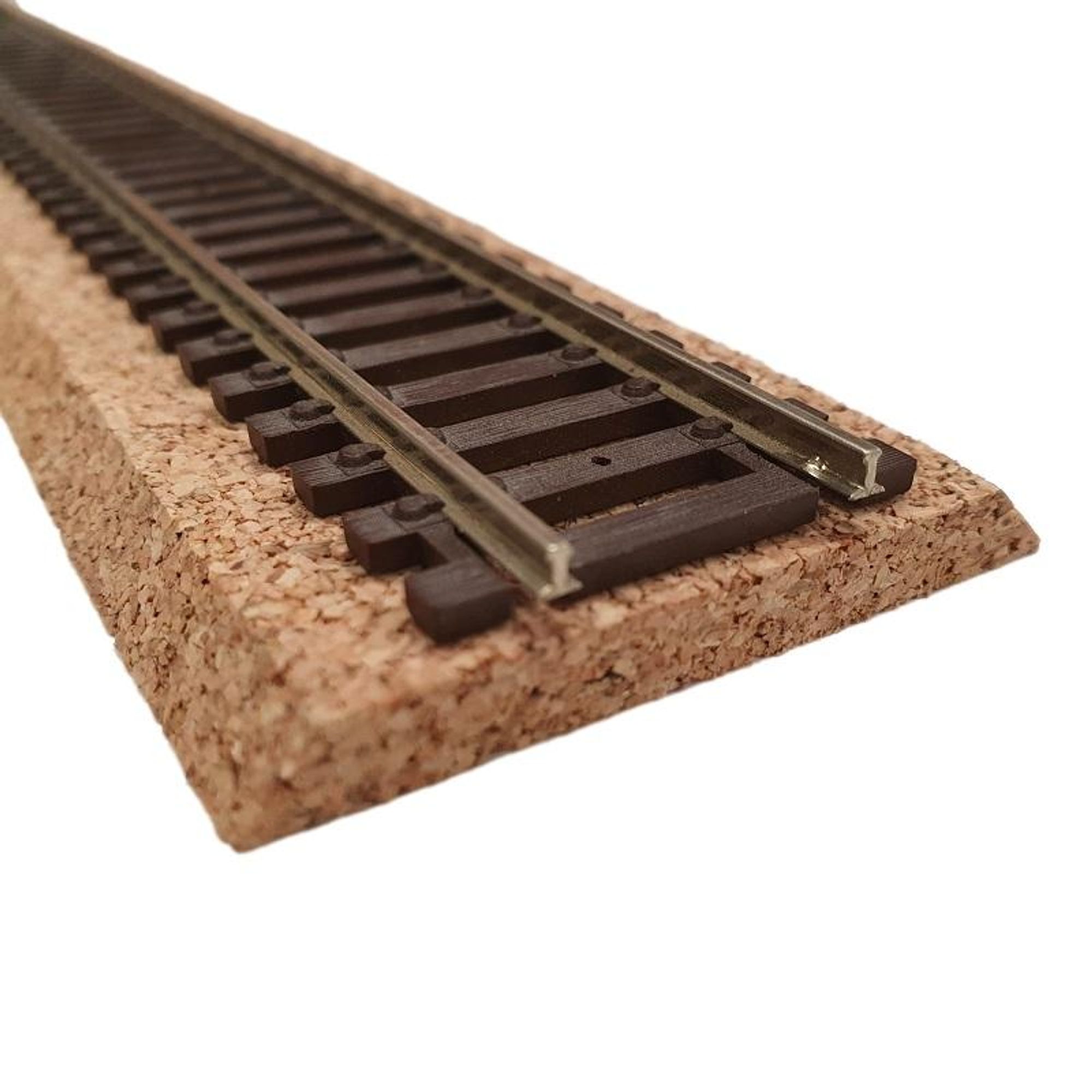 Kork Modellbahn H0 Gleisbett 5mm x 45cm - 100 stk. (45 lfm)