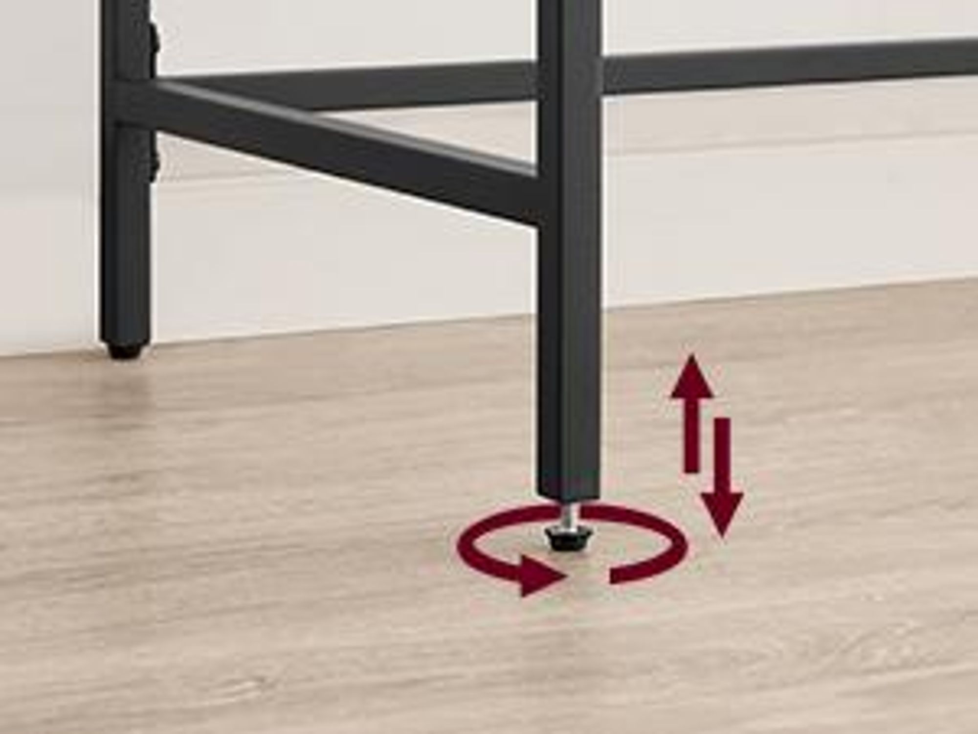 VASAGLE Konsolentisch Beistelltisch, 100 x 35 x 80 cm modern Sofatisch