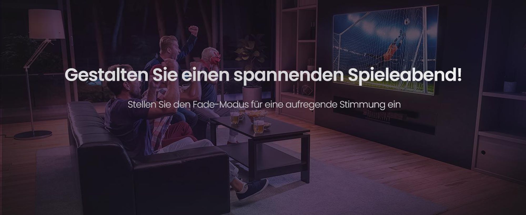 VASAGLE Nachttisch mit einstellbarer LED, Beistelltisch mit Steckdosen