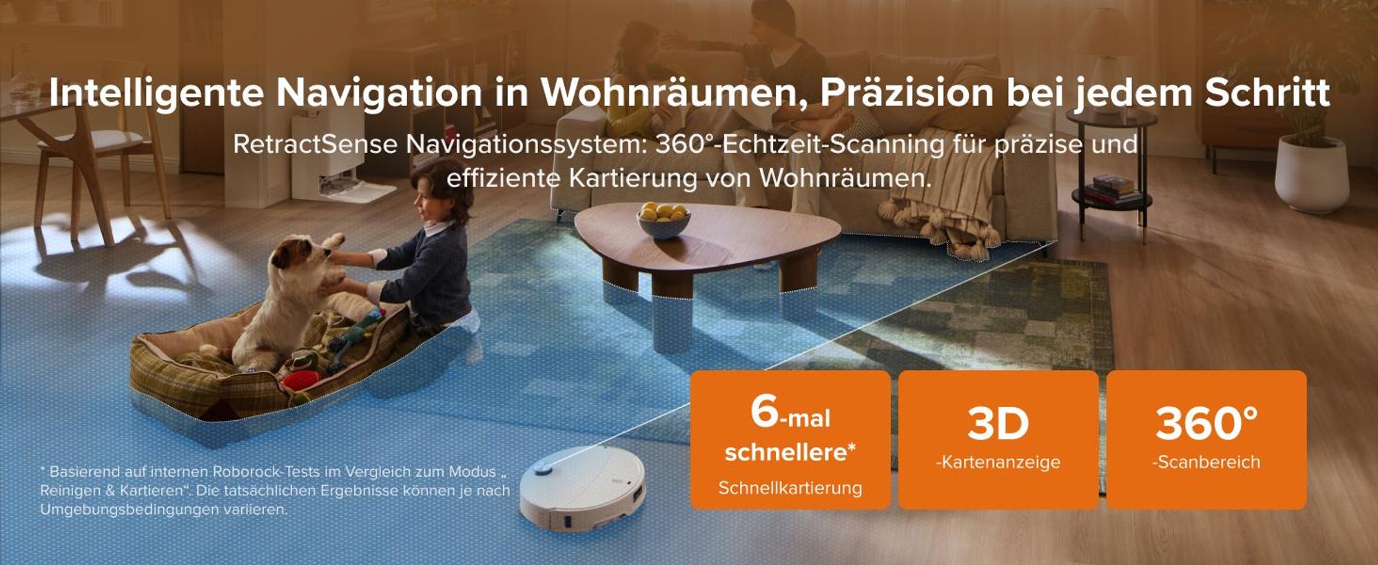 Roborock Qrevo Edge 2 Staubsauger Roboter, 25.000 Pa Saugroboter mit Wischfunktion, Wischmopp-Hebefunktion, 80 °C Moppwäsche mit heißem Wasser, Weiß