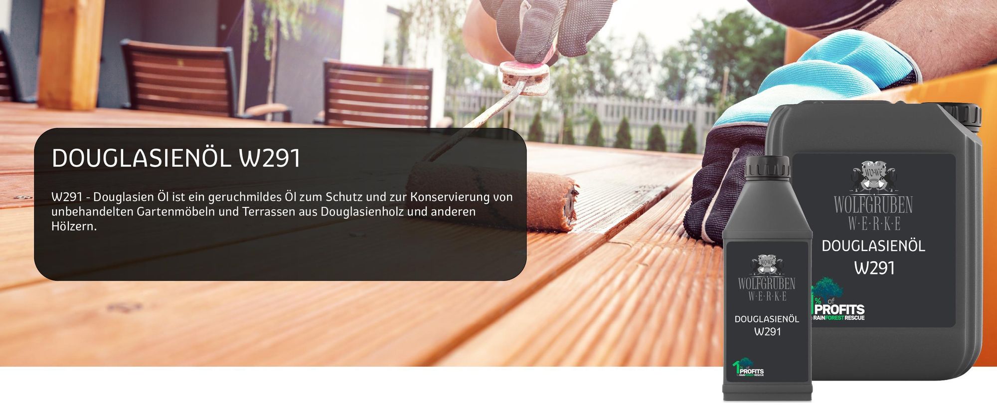 Douglasien Öl Akazienöl Lärchenöl Hartholzöl Holzöl Öl Zedernöl Eiche W291 - 5L