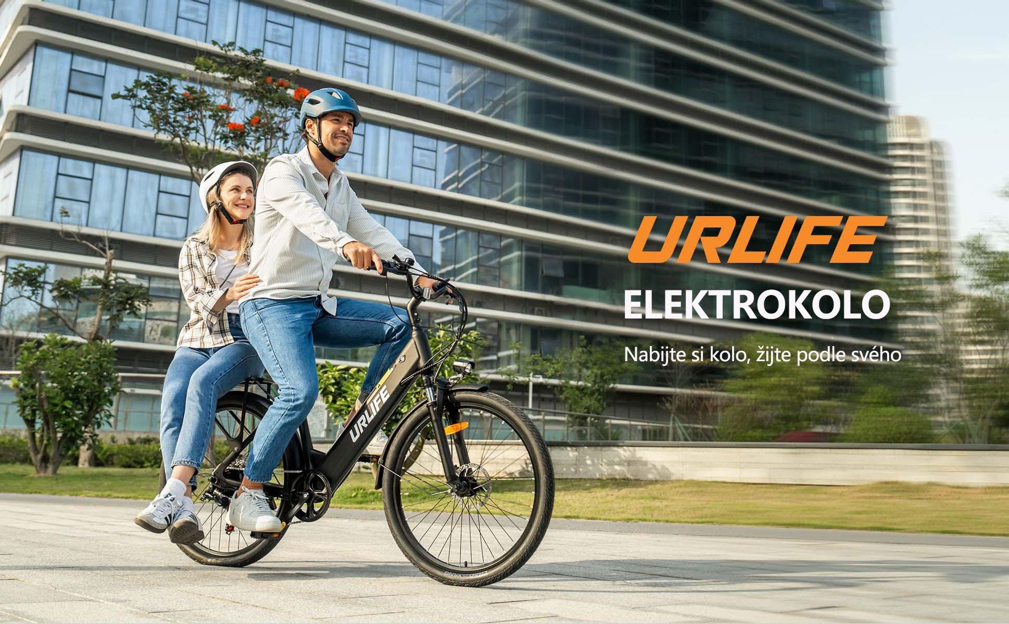 Elektrokolo URLIFE E26 - Motor 250W Baterie 48V10.4Ah 26palcové pneumatiky Kotoučové brzdy - Černé