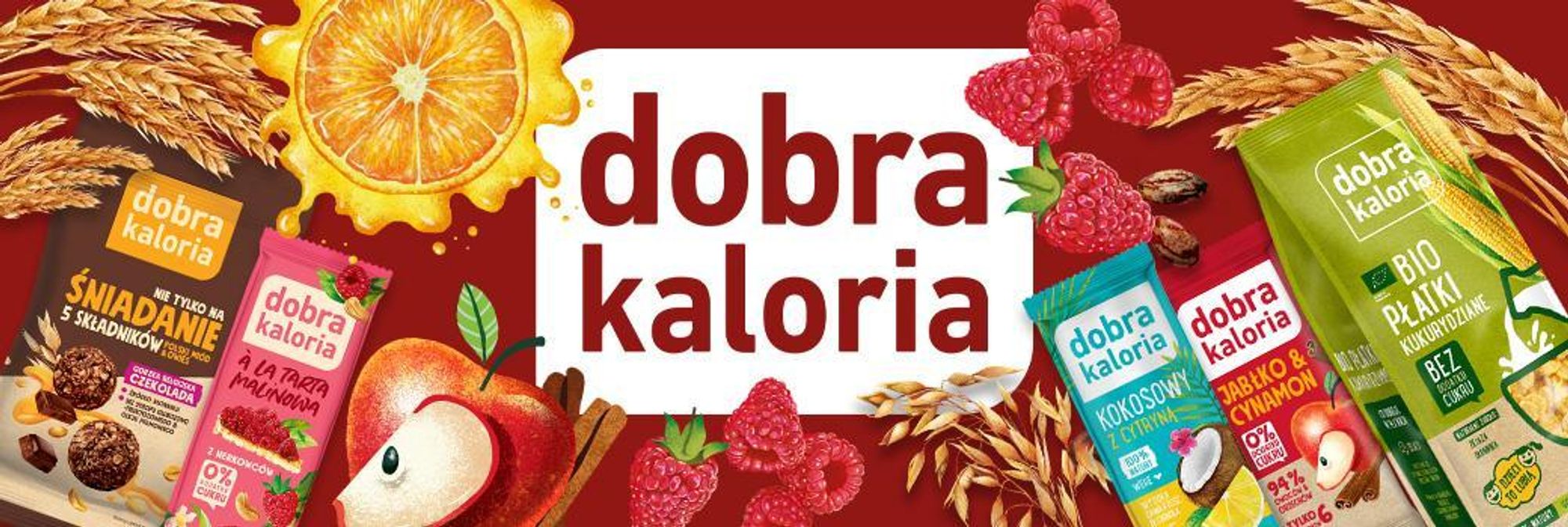 Dobra Kaloria Baton Daktylowy Jabłko & Cynamon 35 G