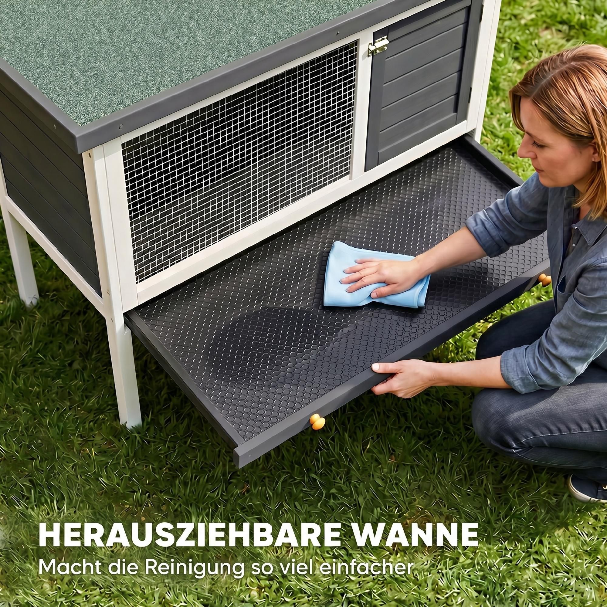 outdoor Kiefernholz Kleintierhaus