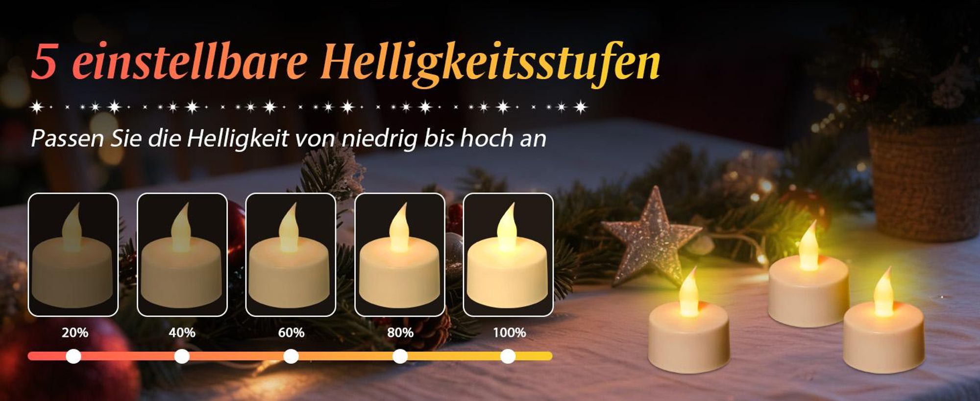 12er Teelichter Wiederaufladbar, mit Fernbedienung Ladestation, Aufladbare LED Teelichter Kerzen Flackernd, Timer, für Party Zimmer Weihnachten Deko