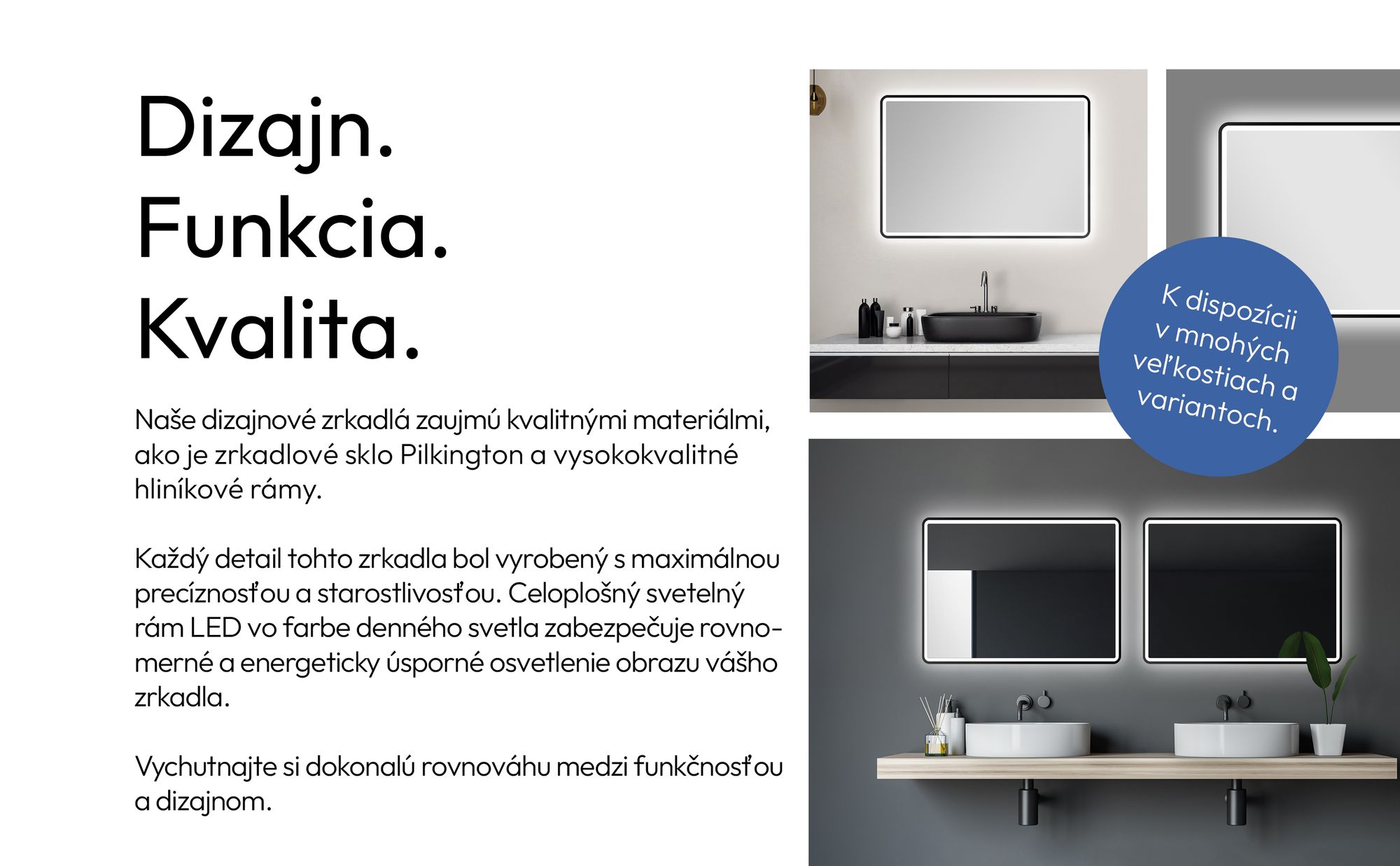Kúpeľňové zrkadlo LED TALOS 80x60 cm - kúpeľňové zrkadlo vhodné do vlhkých miestností s osvetlením matný čierny hliníkový rám nástenné zrkadlo svetelný rám