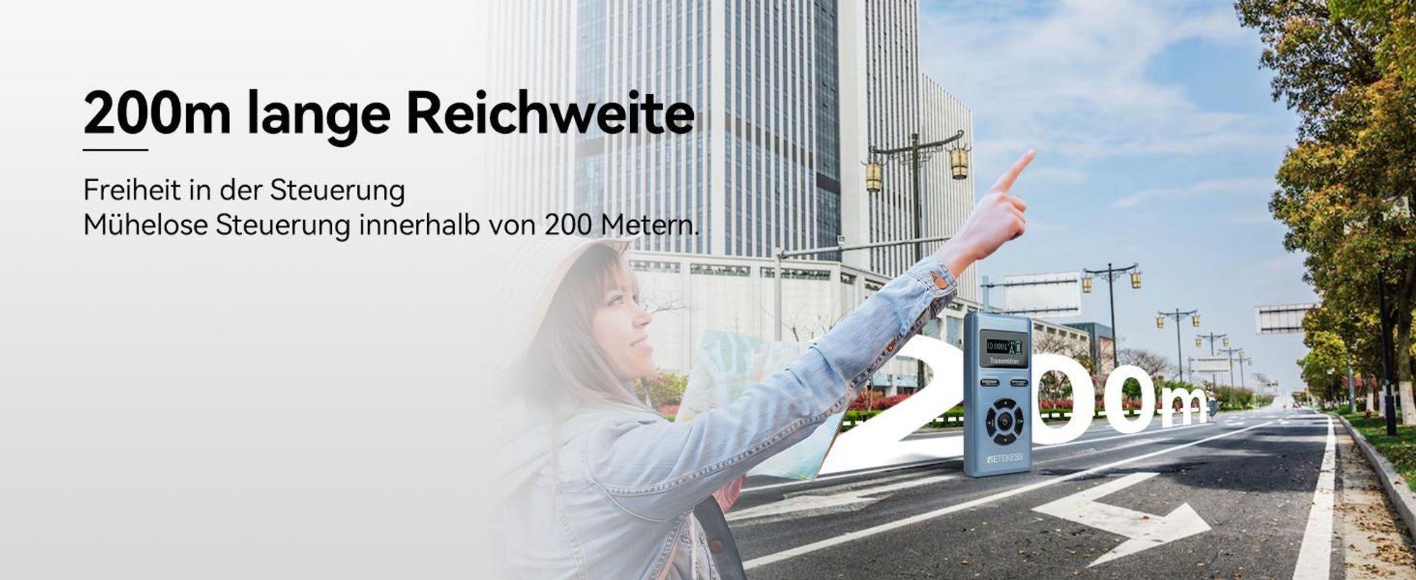 Retekess TT106S Tour Guide System, Audio System, Lange Lebensdauer, 200 m, One-Touch-Steuerung, Großtasten-Design, für Konferenzen, Reisen