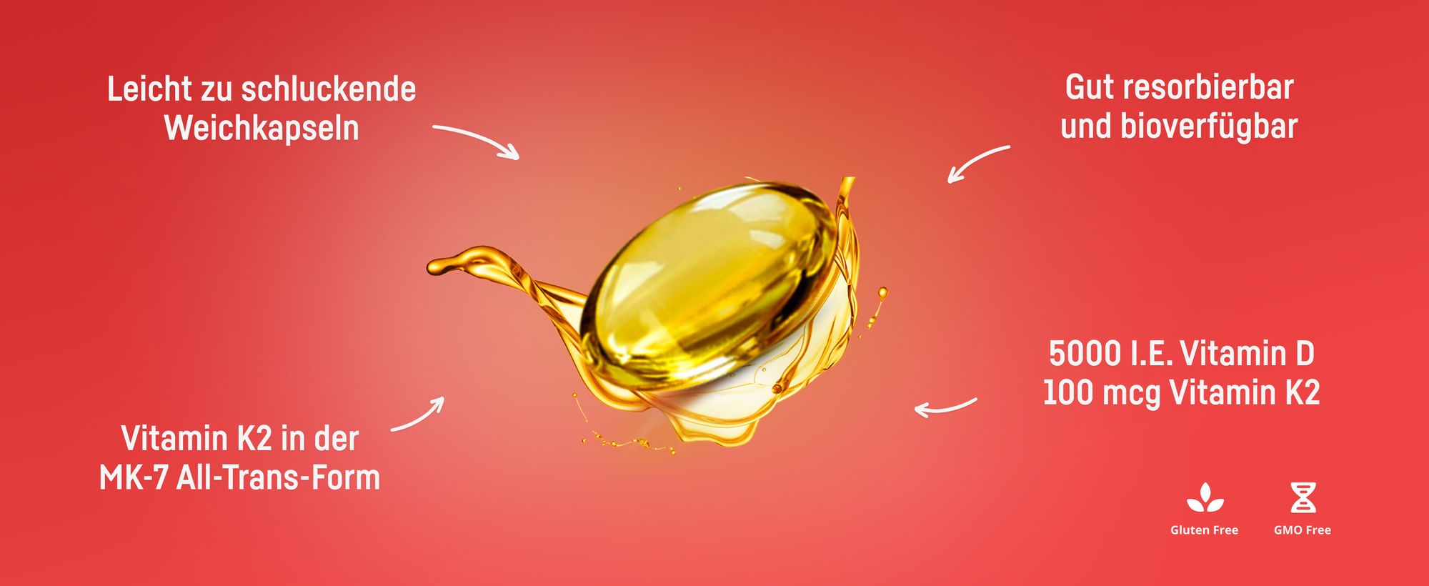Medical Pharma Vitamin D3 + K2 Produktdarstellung
