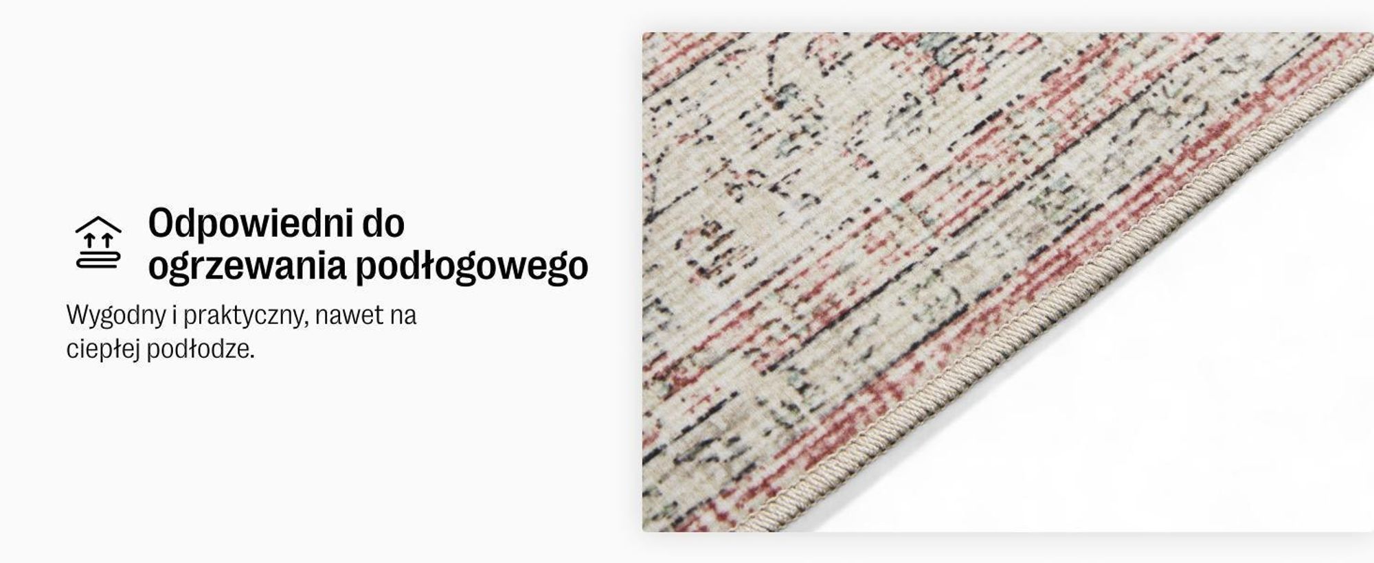 benuta prany vintage dywan George Wielokolorowy/Czerwony 120x170 cm dywan do salonu sypialni miękki orientalny prostokątny