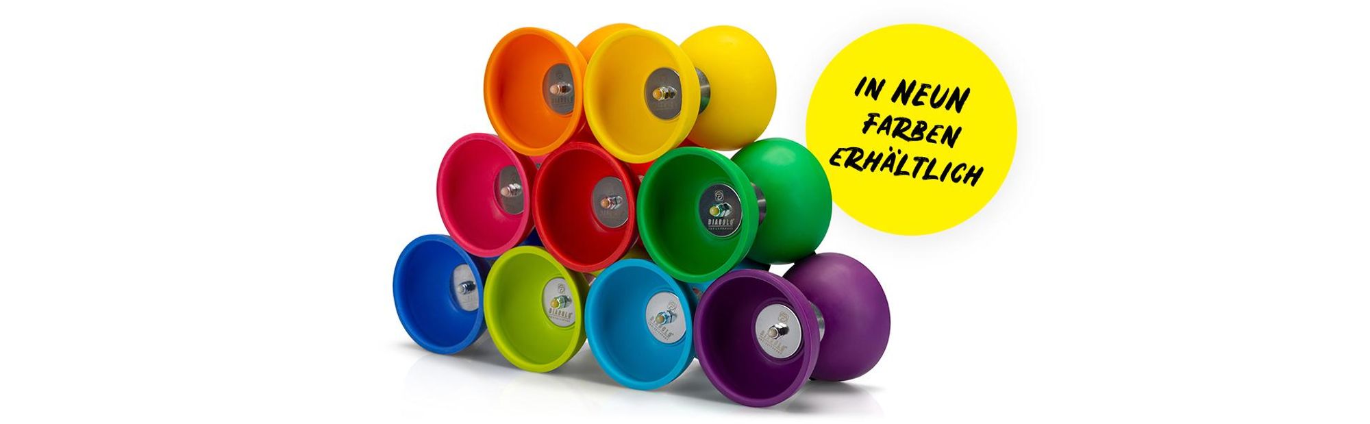 Diabolo Freizeit  Satz Basic mit Kugellagerachse | LED in turkis Turkis farbe|Set mit robuster Konstruktion für Anfänger und Fortgeschrittene |