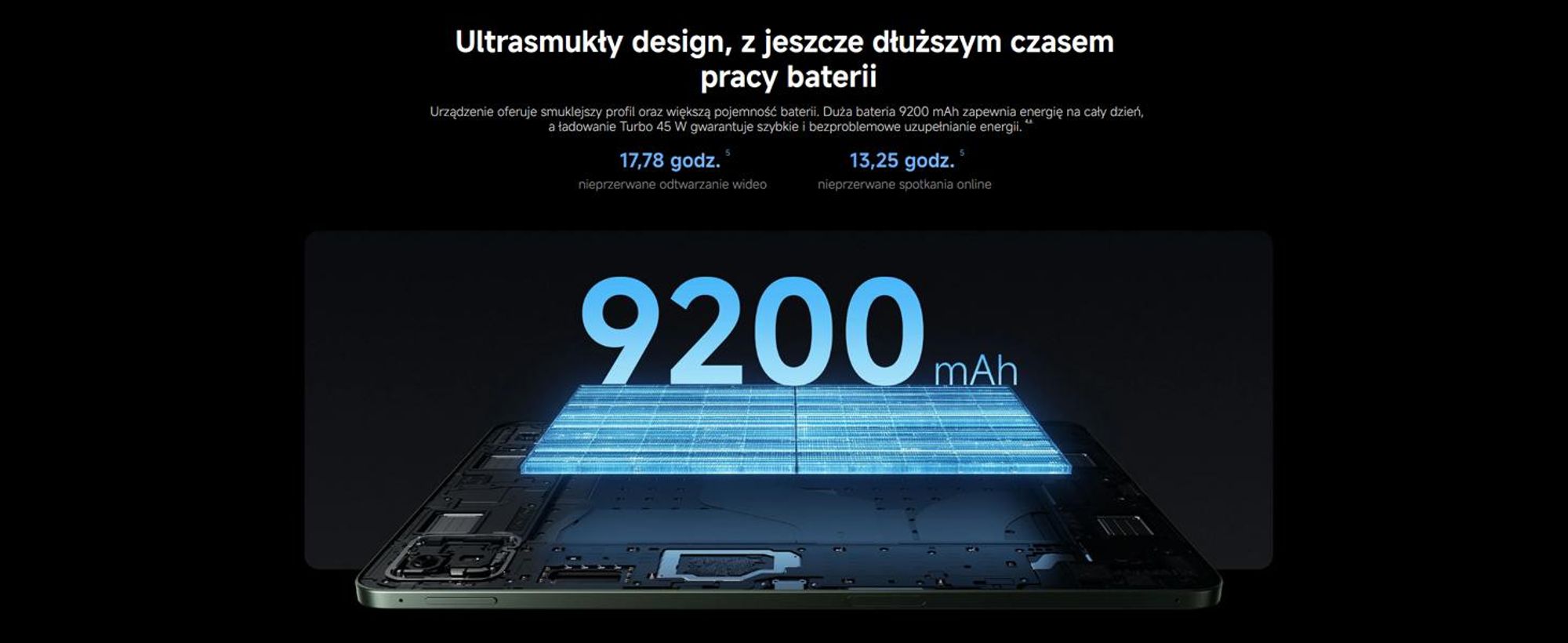 Xiaomi Pad 8 8/WiFi Niebieski 11,2" 3,2K Tablet Snapdragon – Tablet – Qualcomm Snapdragon
