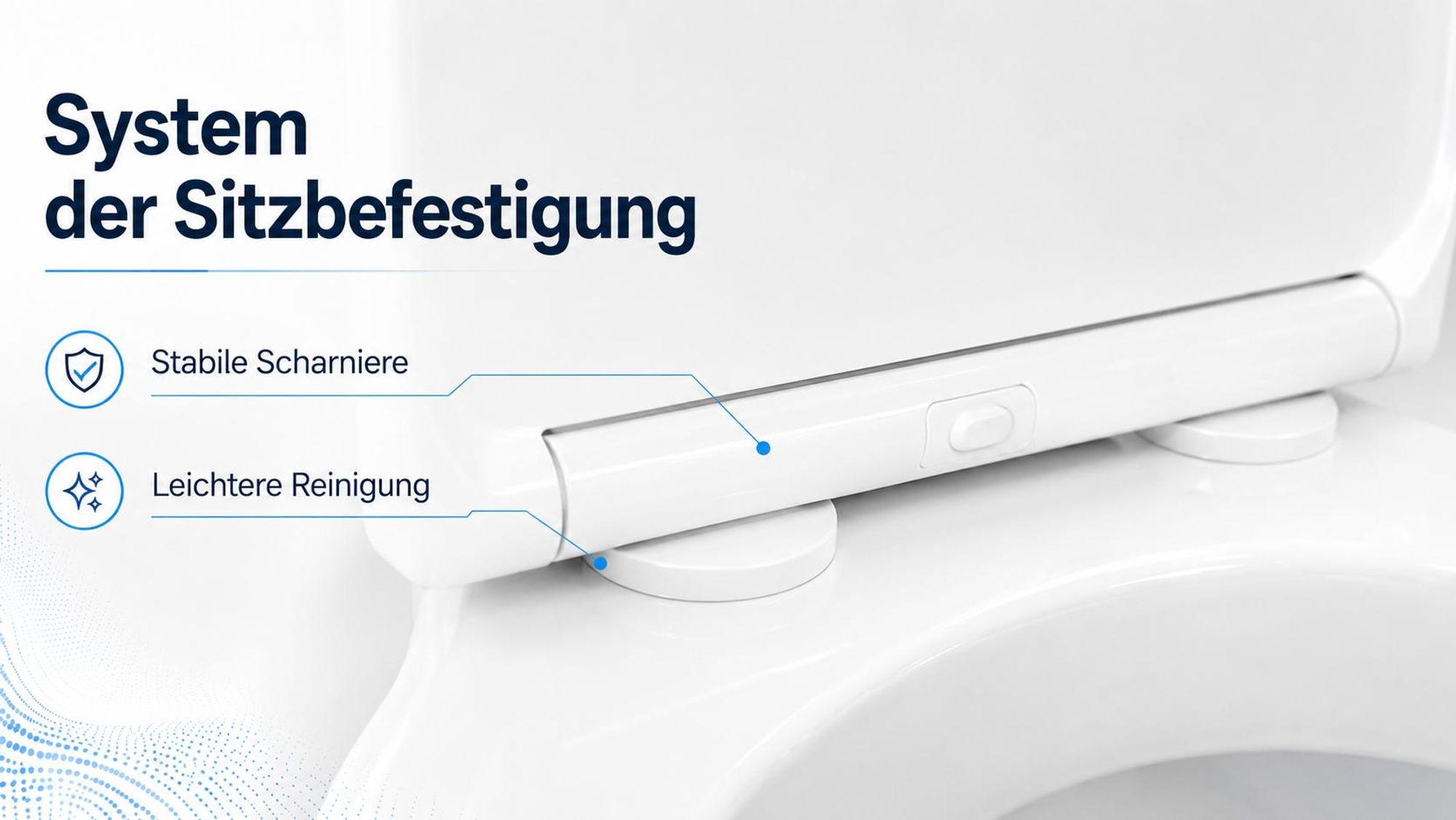 AQUA for you | Stand-WC - Lavita Neptun 3.0 - Rimless-WC - 60,5x38x80 cm - Universalablauf - Weiß - mit Softclose-Sitz, Wirbelspülung, Toilette