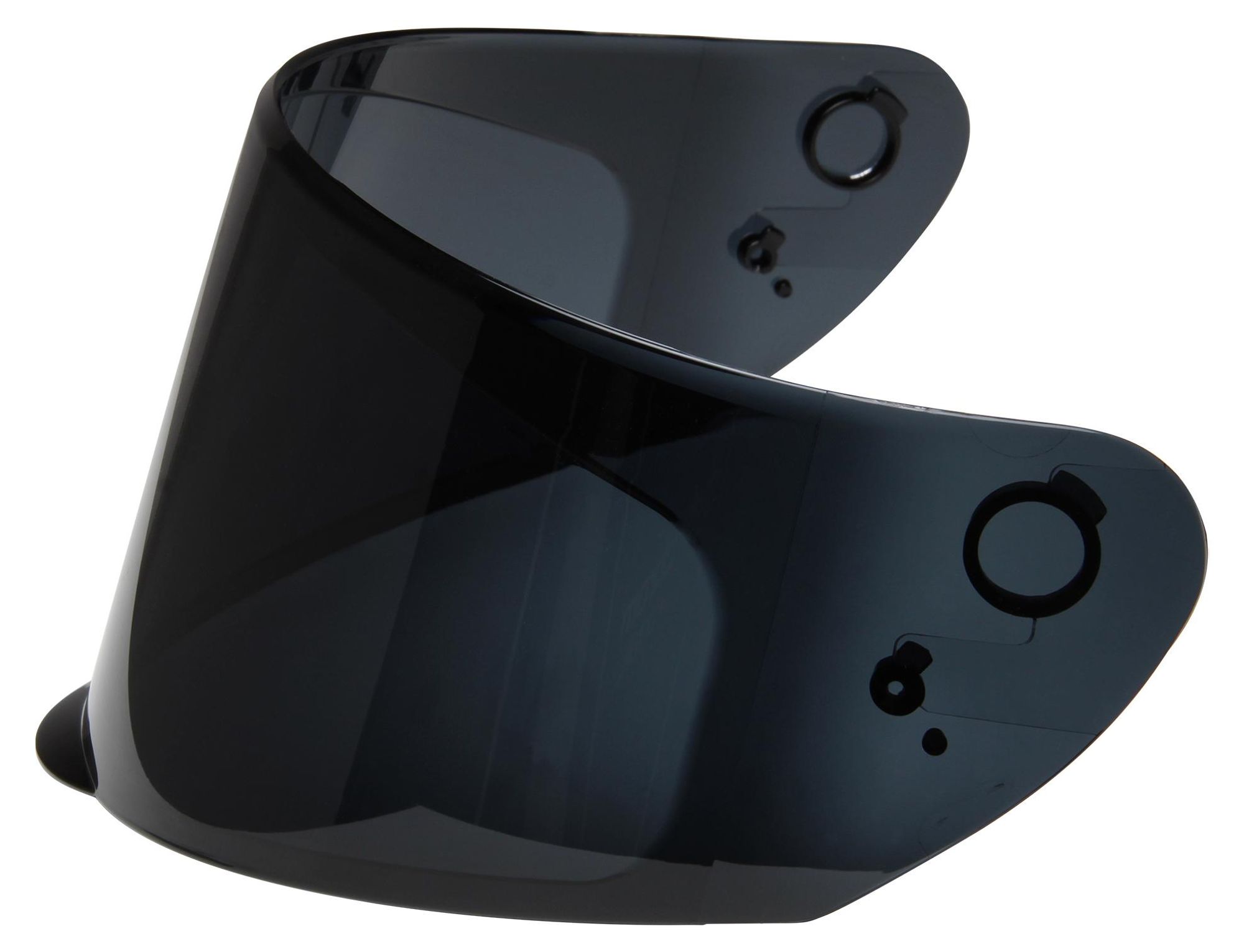 Visier für Motorradhelm Blacky, schwarz